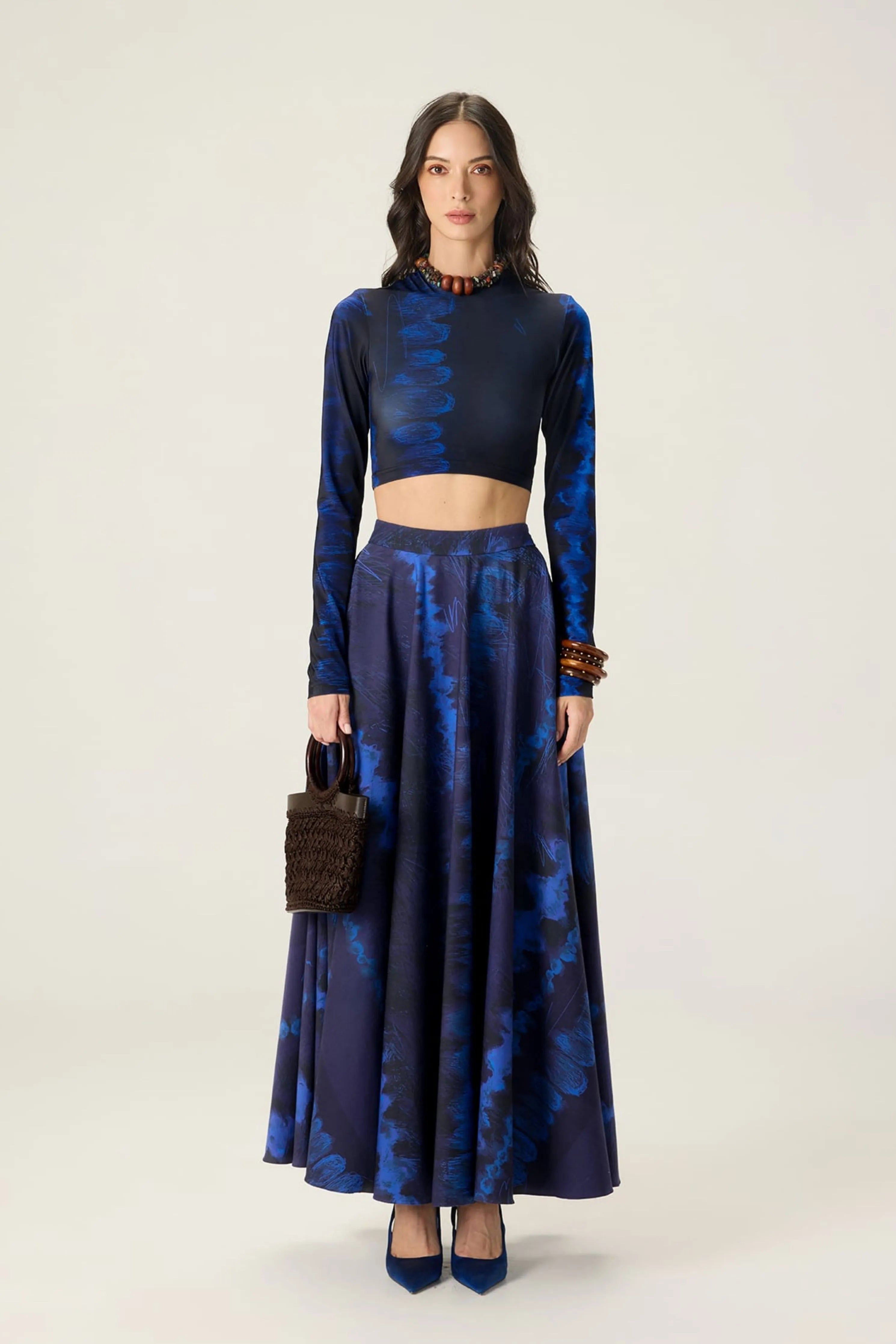 Gigi Blouse With  Dracy Skirt
