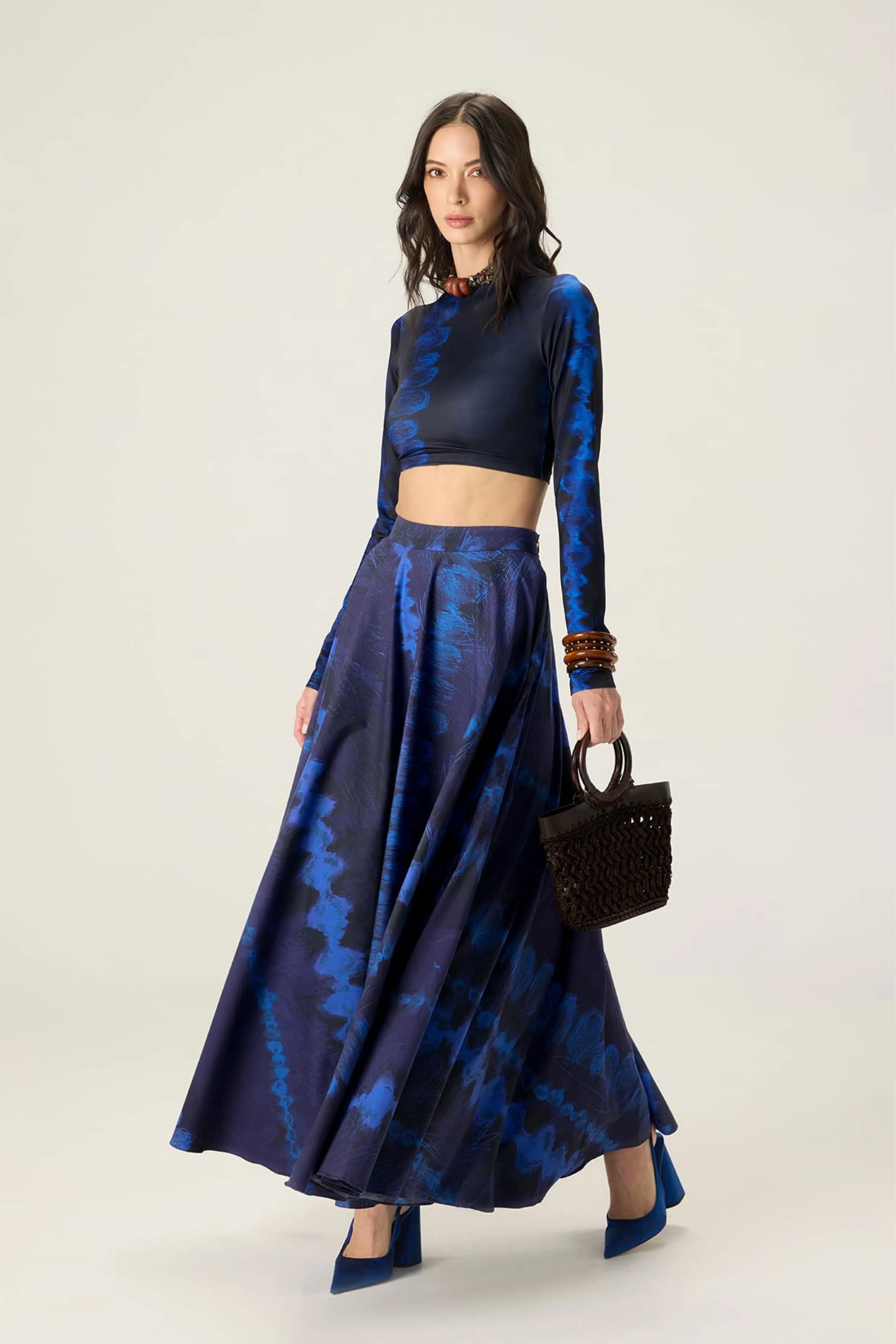 Gigi Blouse With  Dracy Skirt