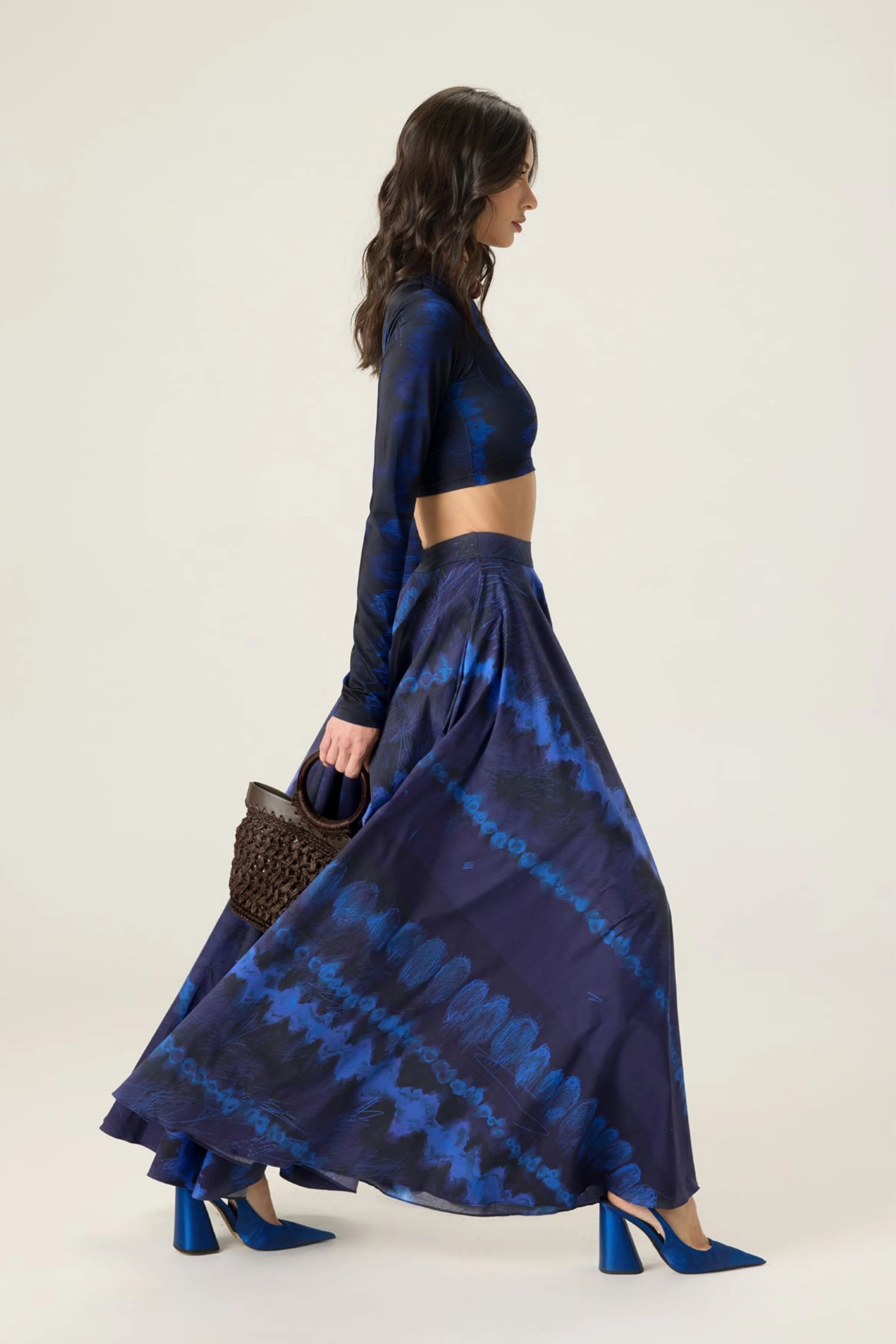 Gigi Blouse With  Dracy Skirt