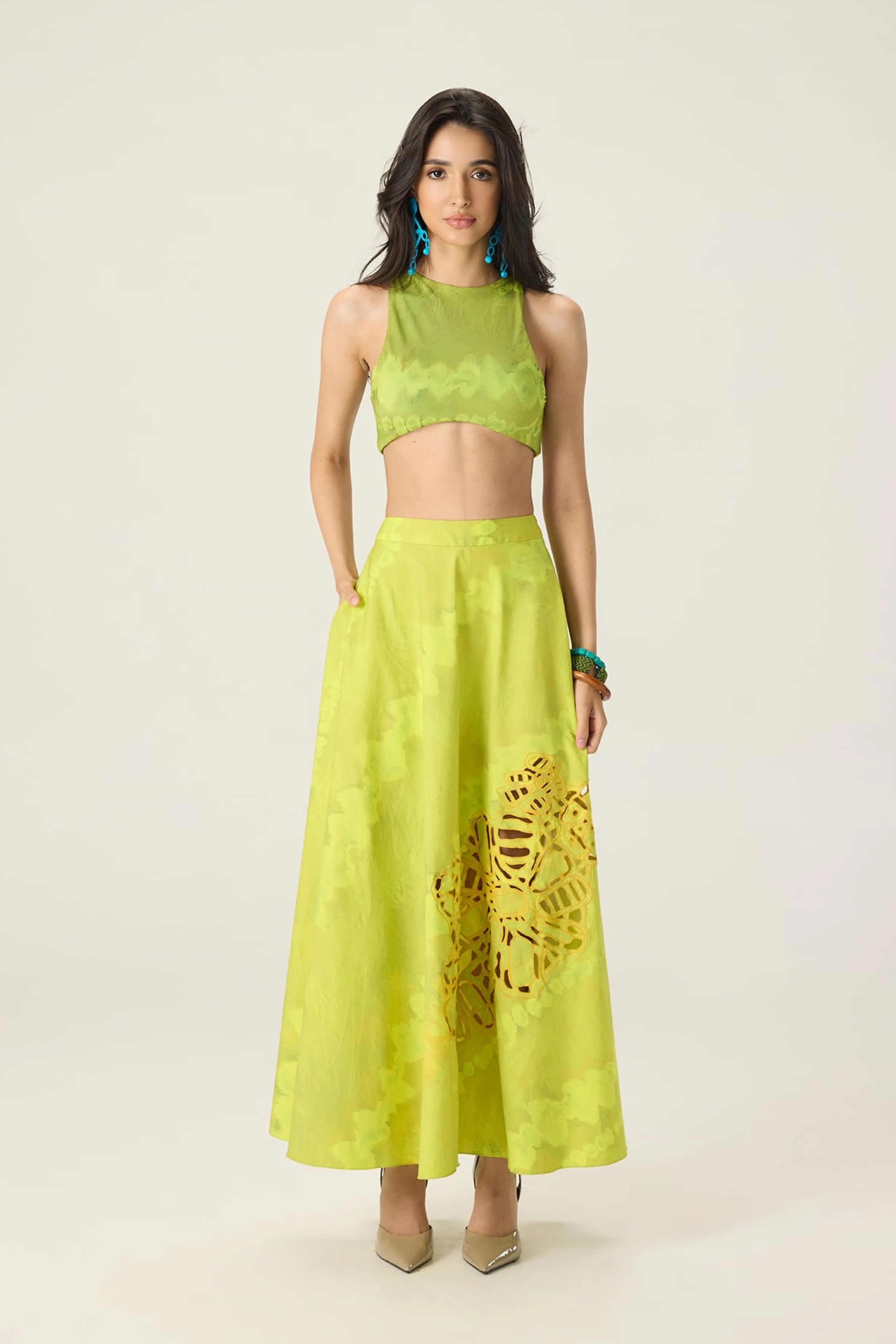 Jamie Blouse With  Lainey Skirt
