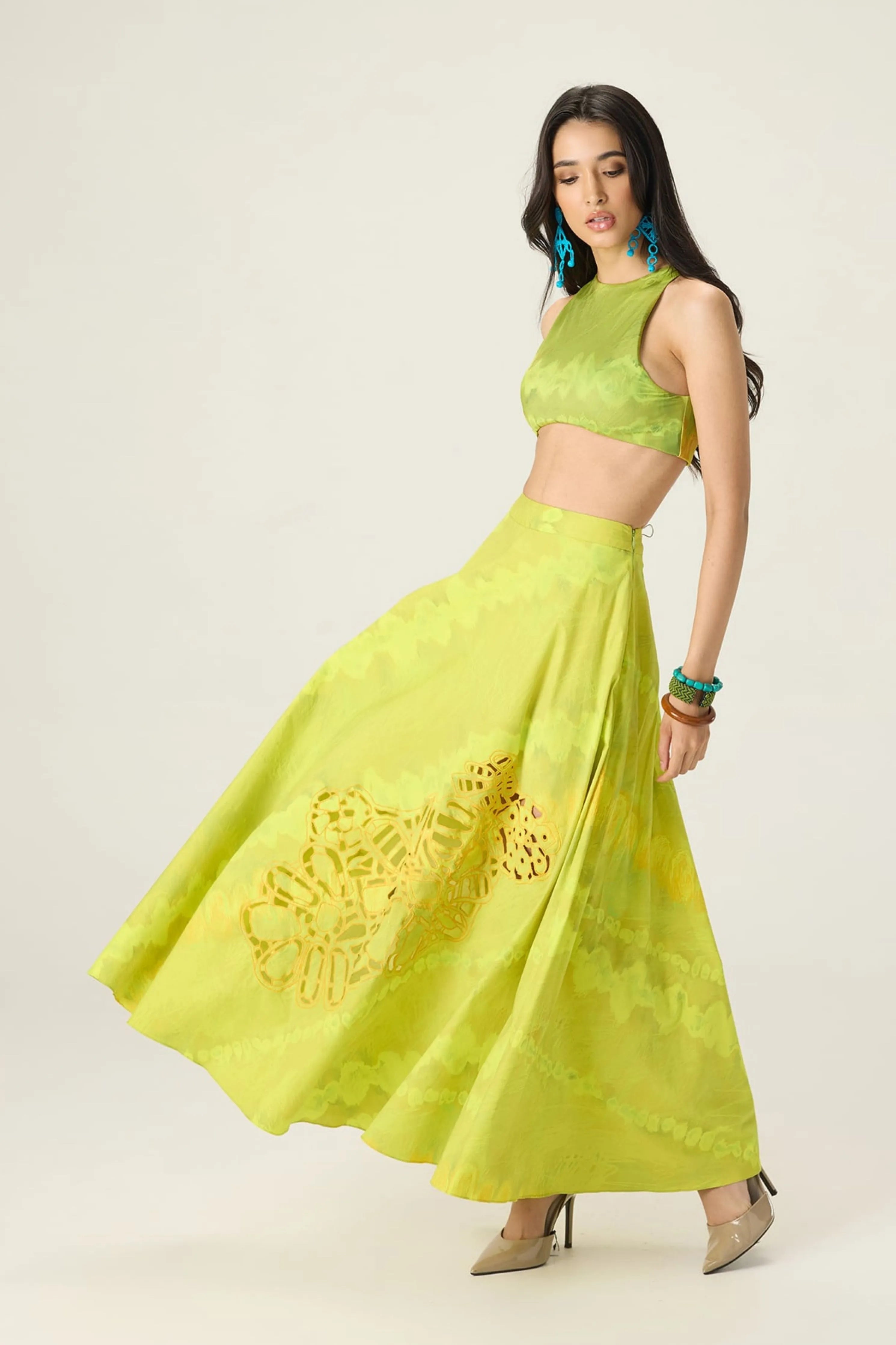 Jamie Blouse With  Lainey Skirt