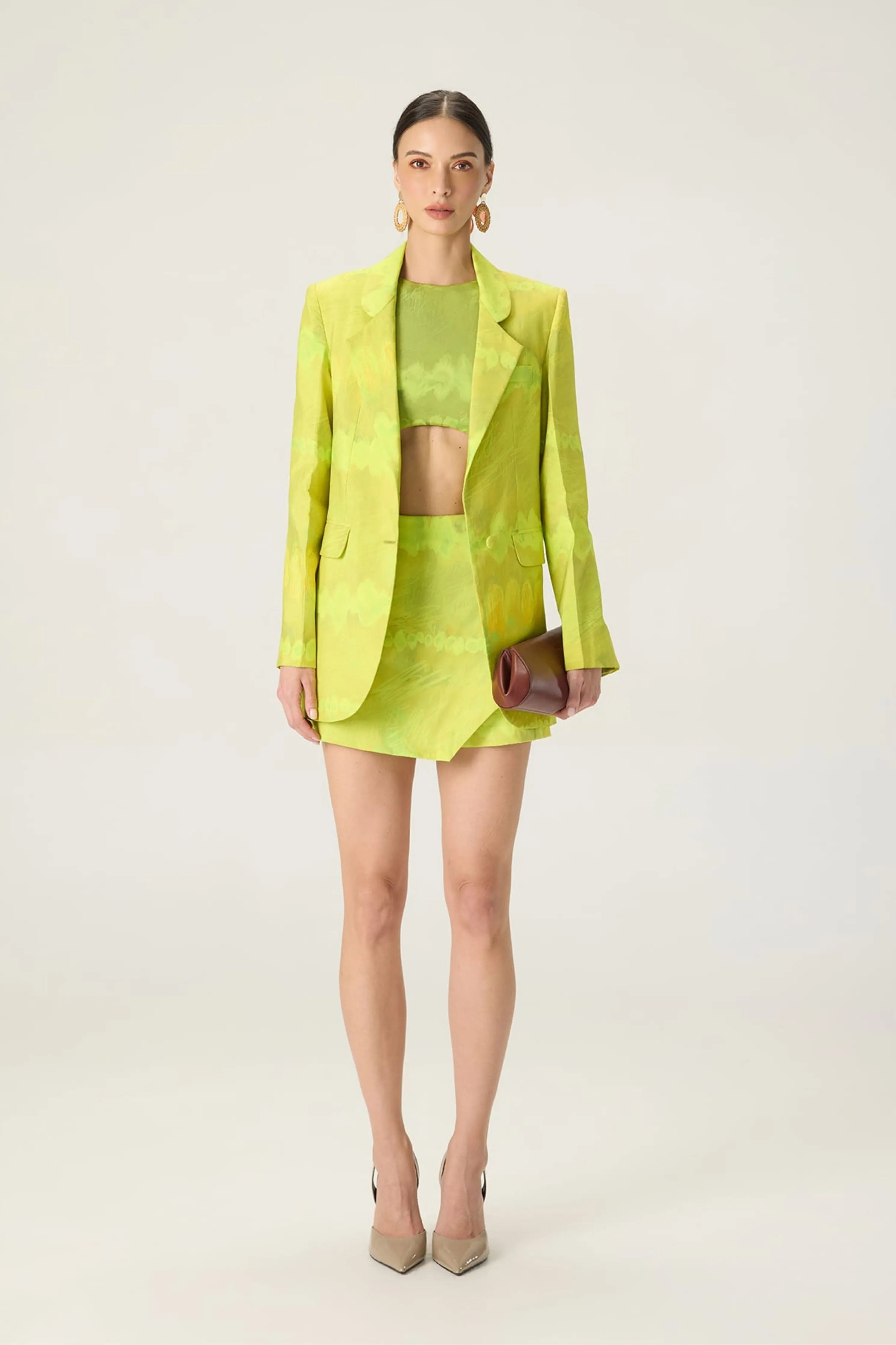 Jamie Blouse With Rebekkah Blazer & Sia Skort