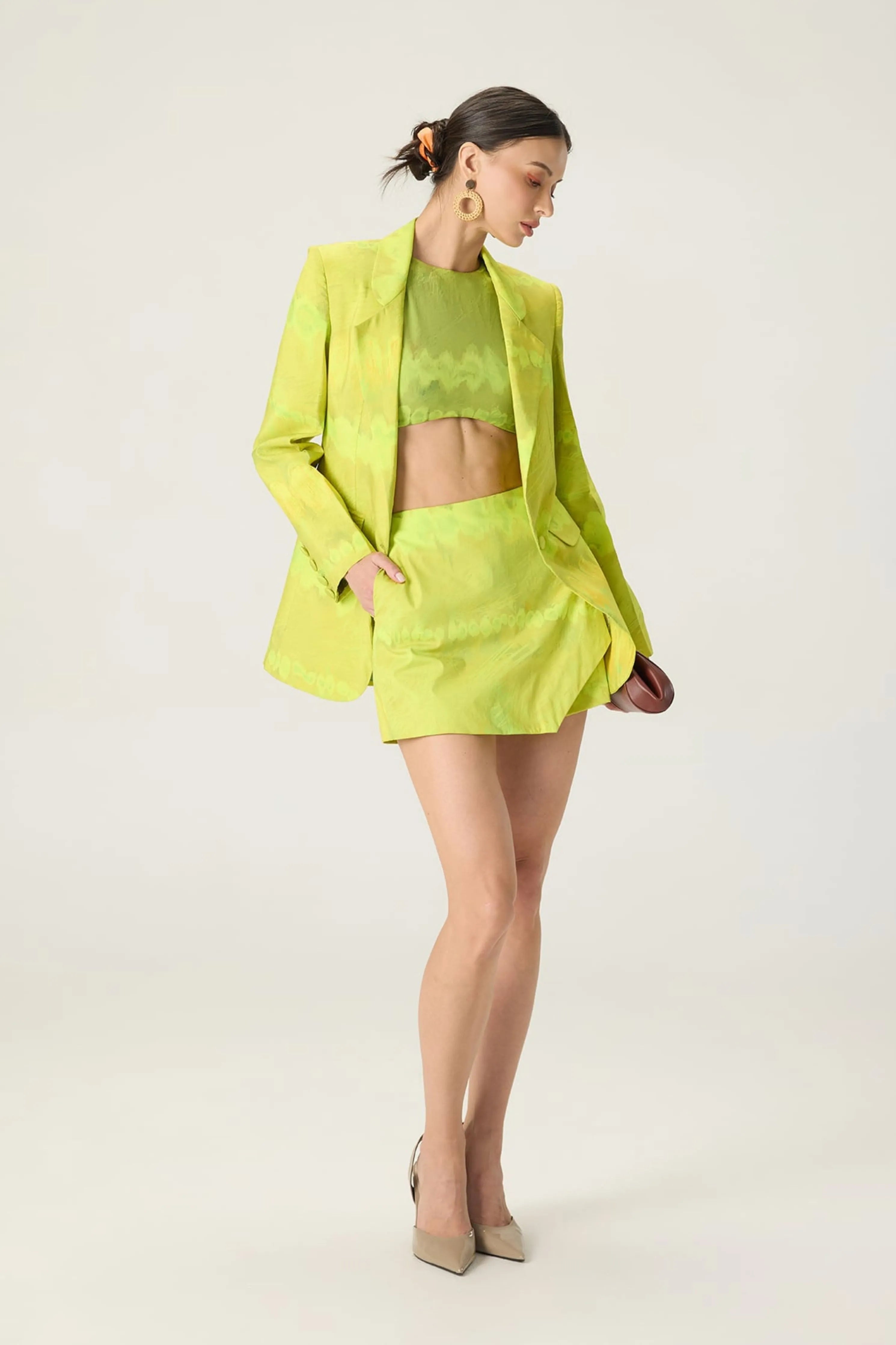 Jamie Blouse With Rebekkah Blazer & Sia Skort