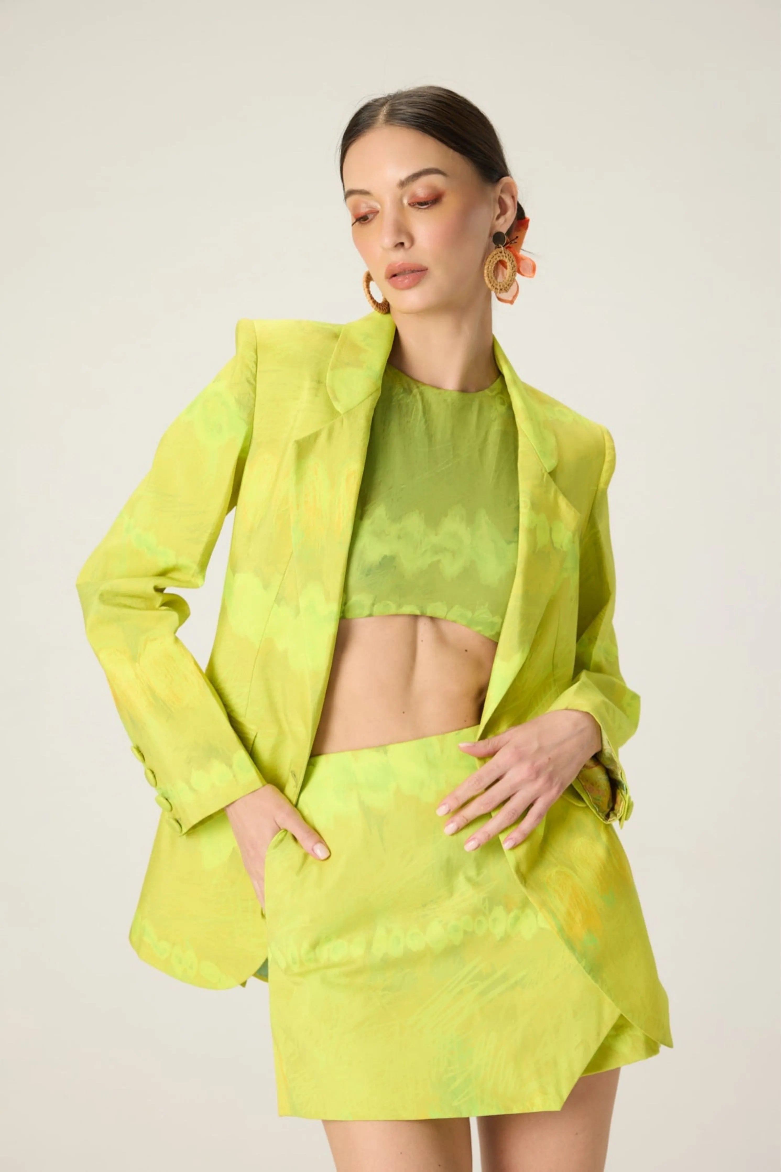 Jamie Blouse With Rebekkah Blazer & Sia Skort