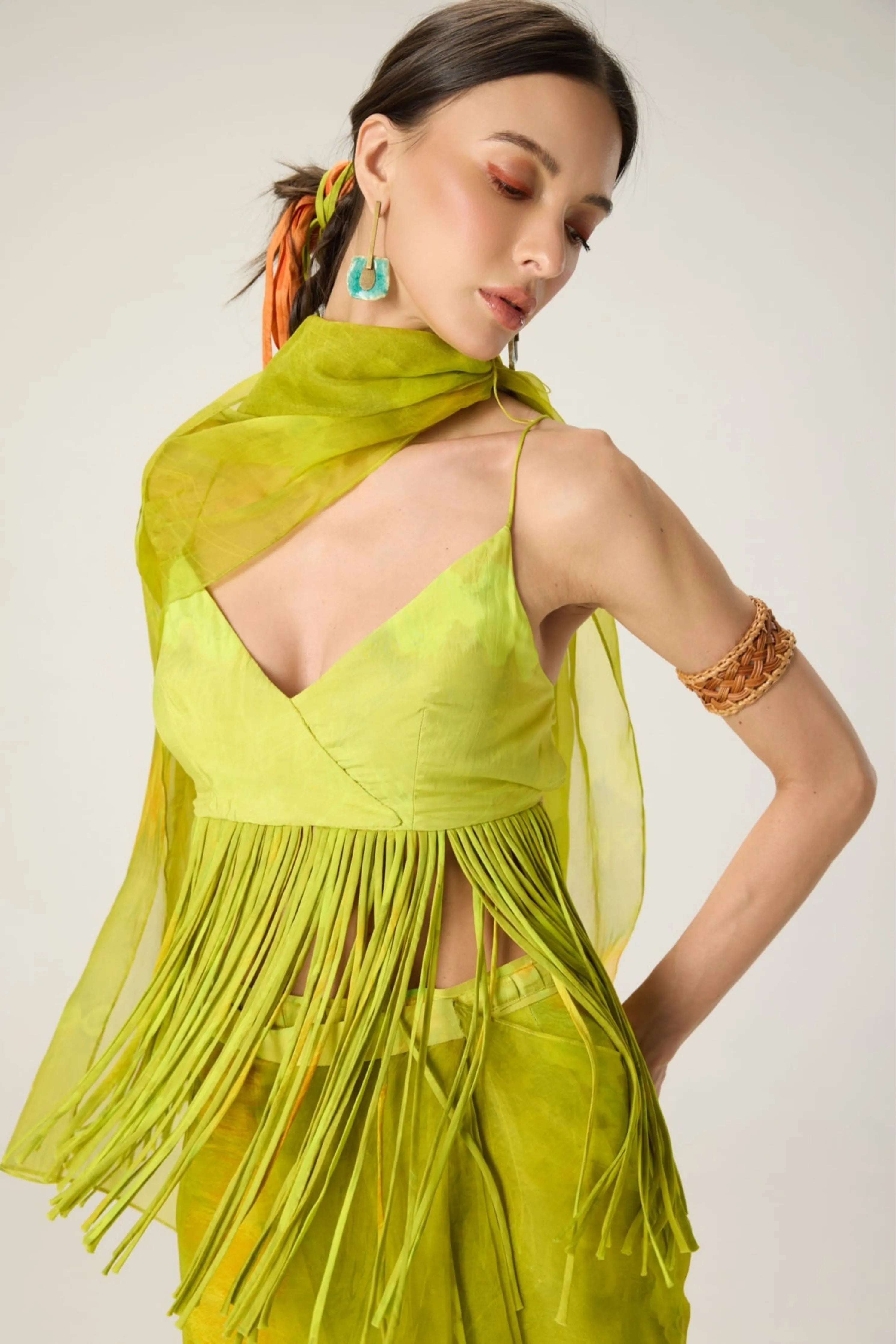 Raven Blouse With  Agatha Sari