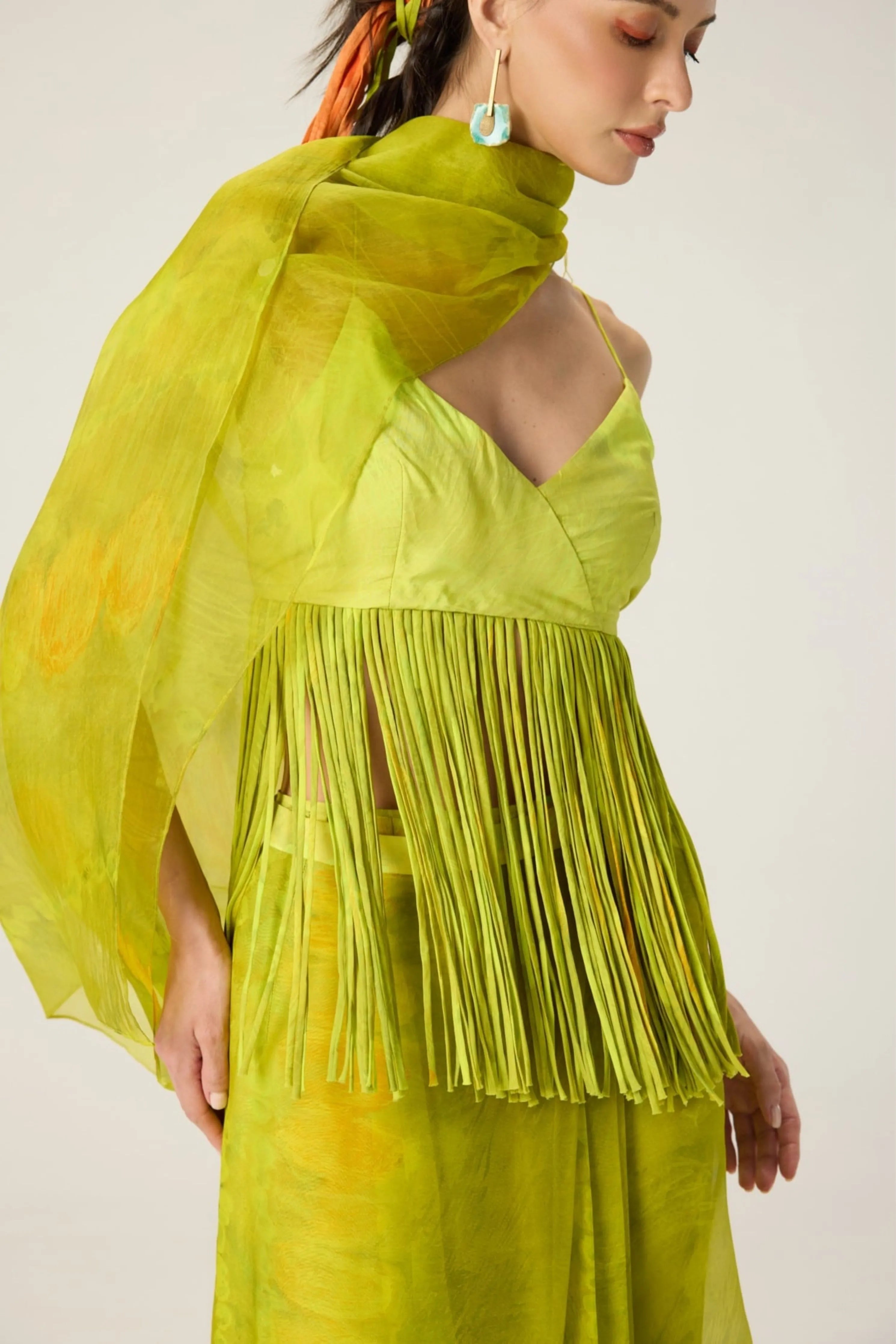 Raven Blouse With  Agatha Sari