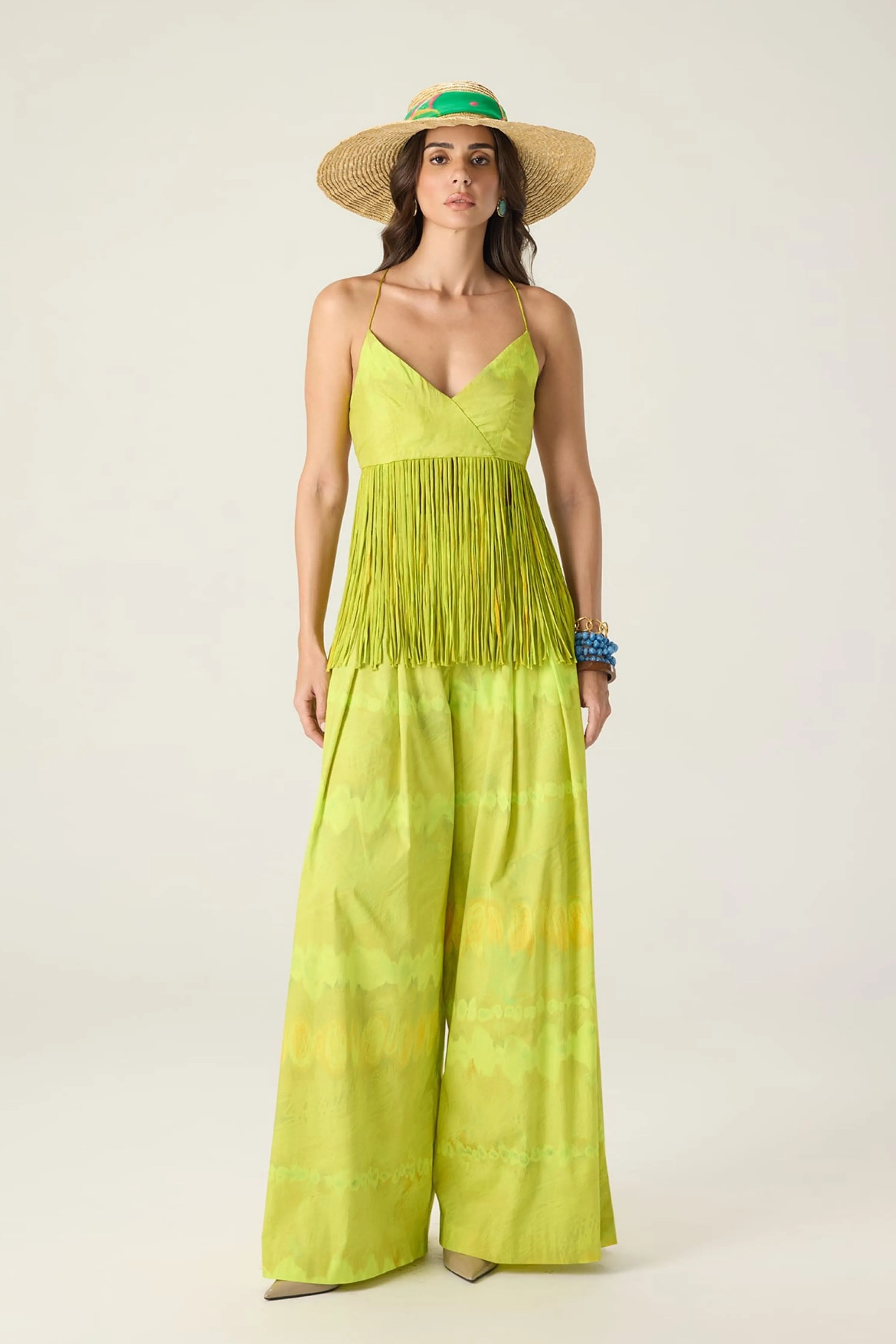 Raven Blouse With  Saylor Palazzo