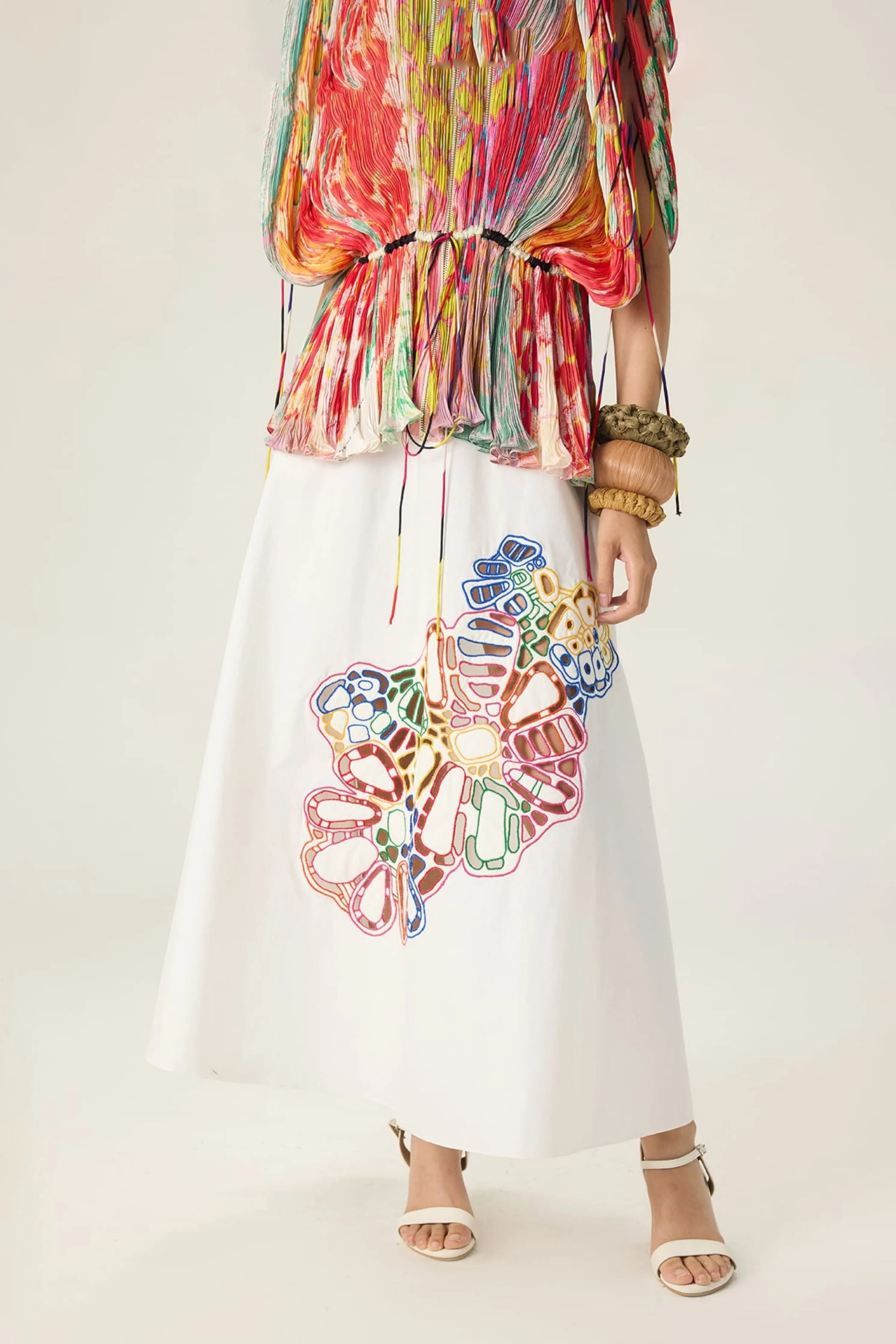 Monica Blouse With  Scottie Skirt