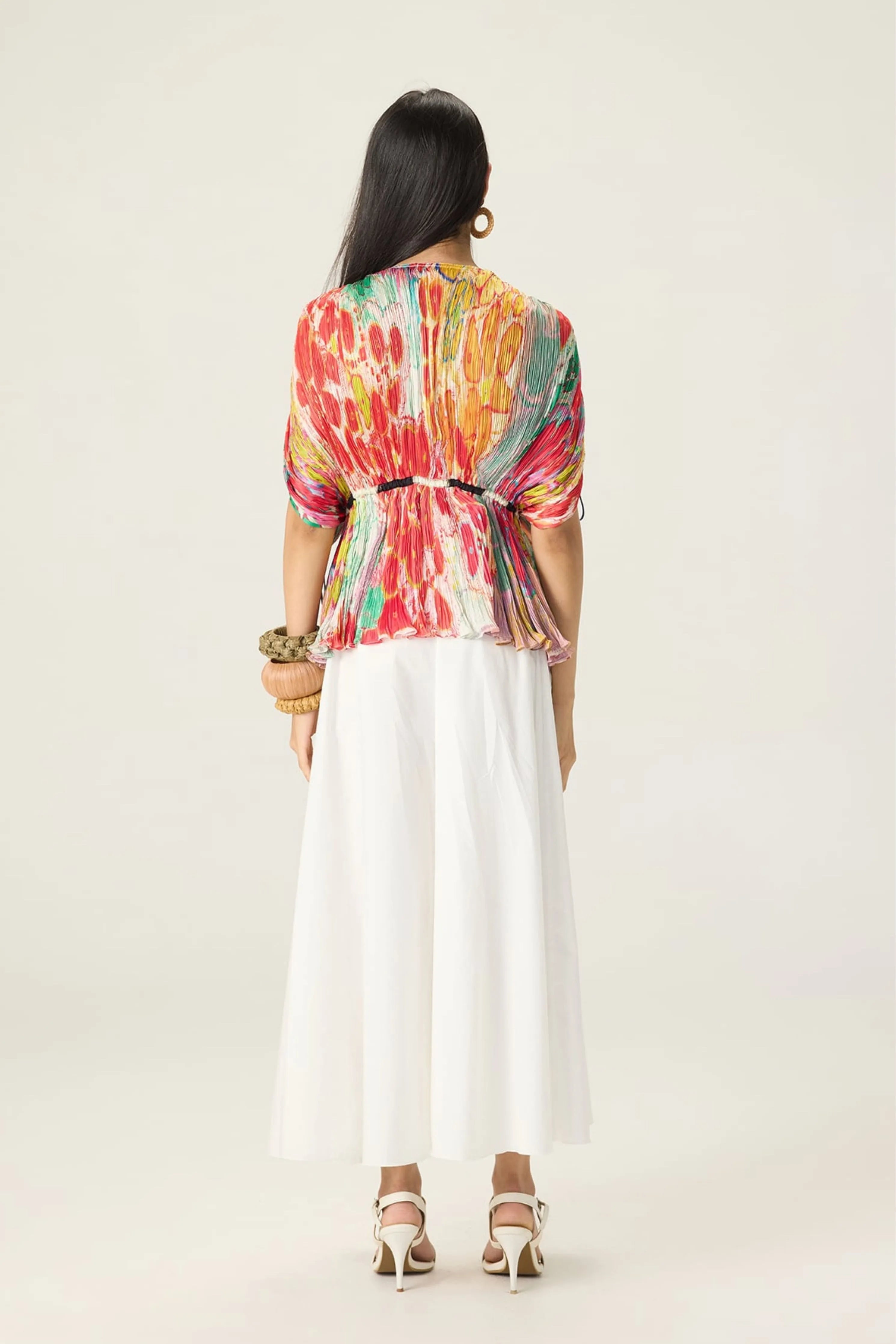 Monica Blouse With  Scottie Skirt