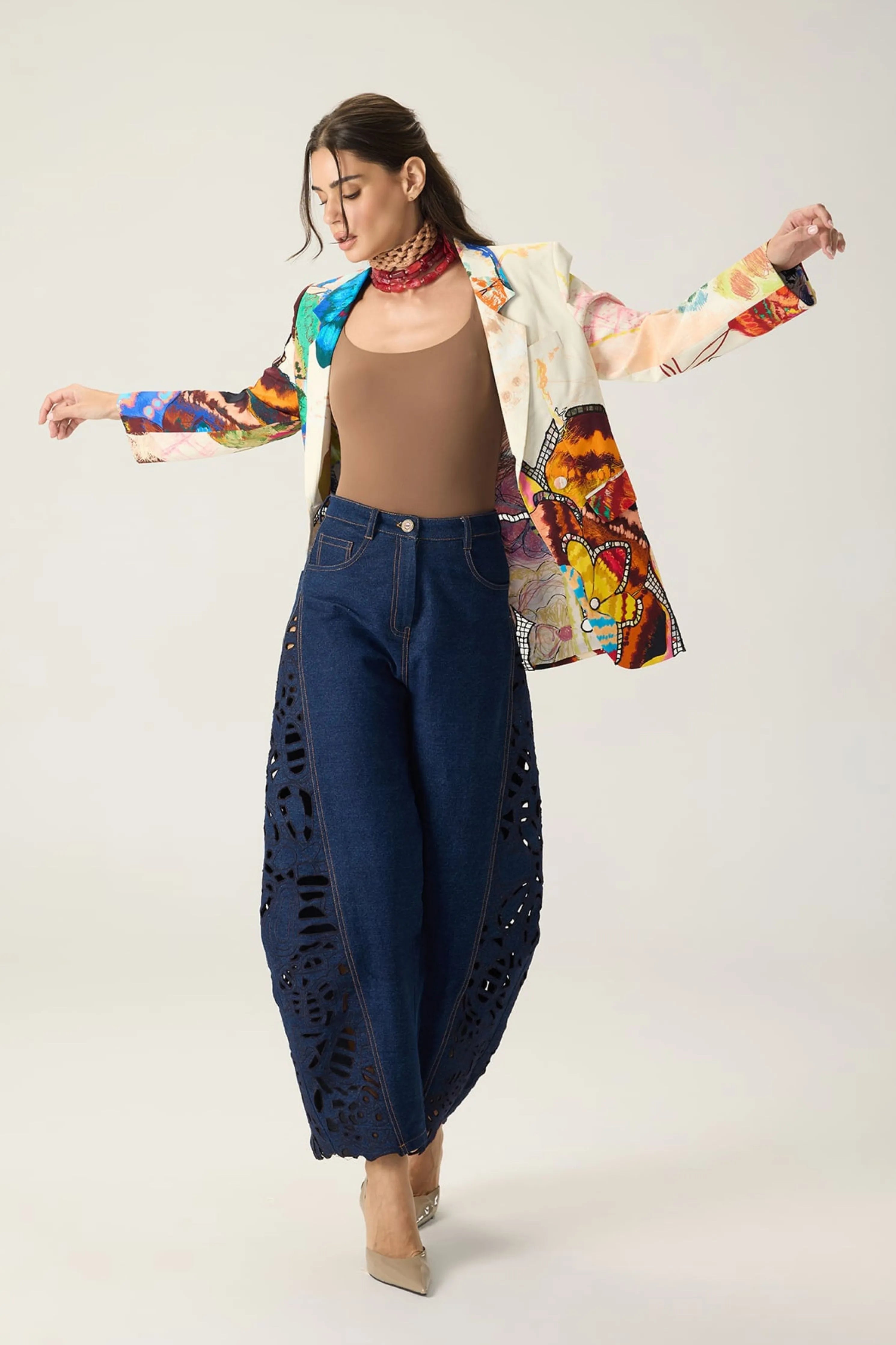 Courtney Blazer With  Bex Jeans