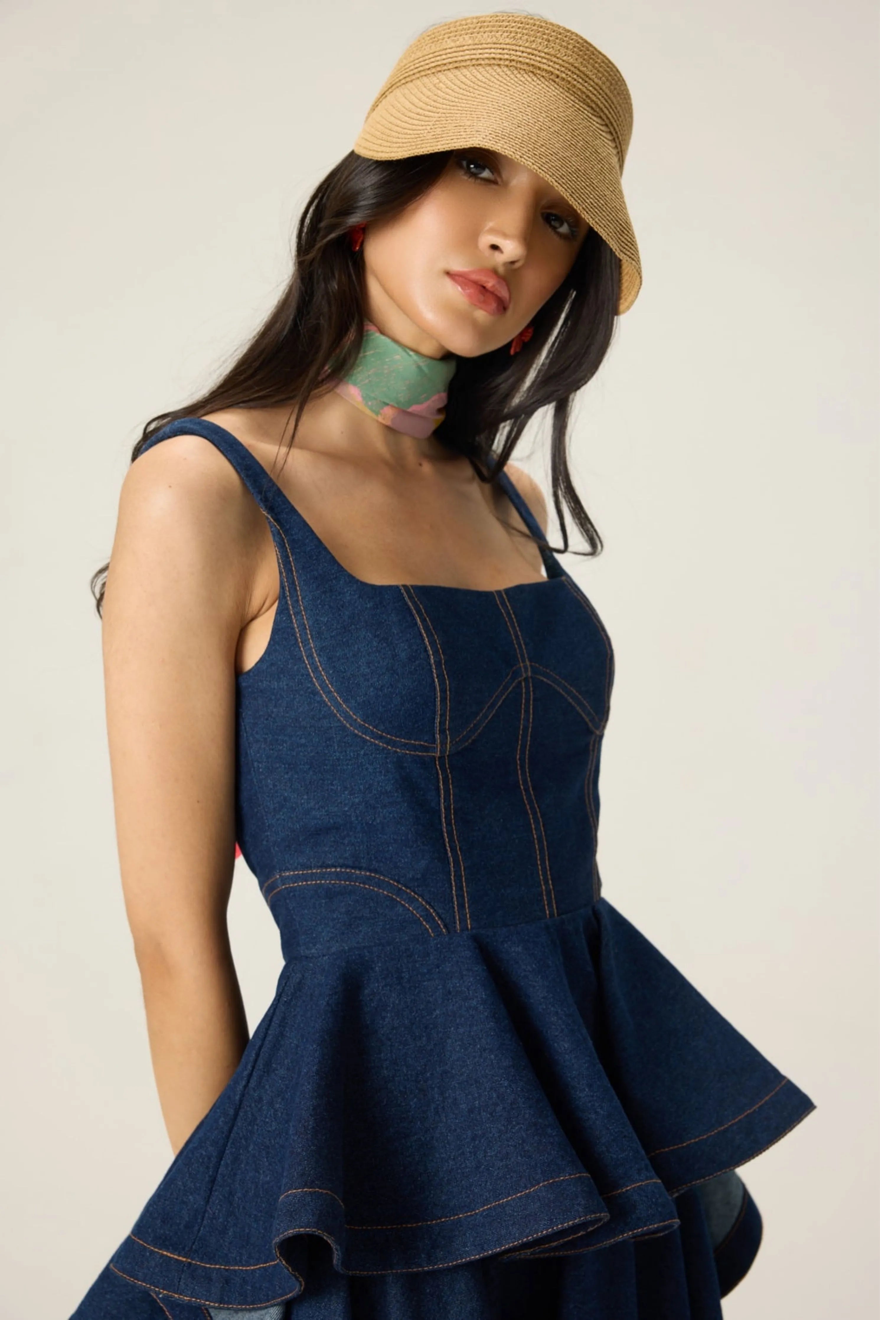 Peni Blouse With Lyro Skirt