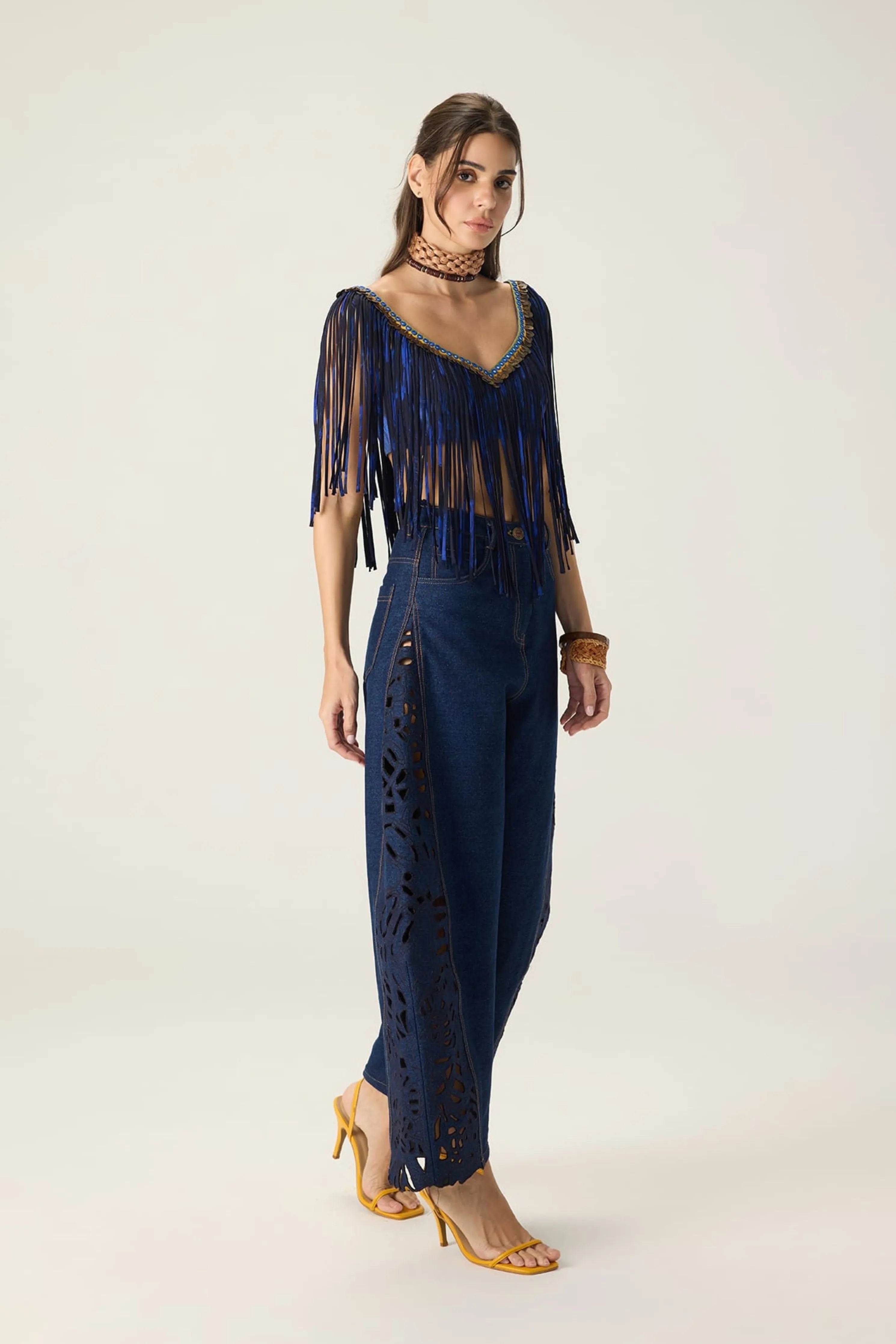 Cosima Blouse With  Bex Jeans