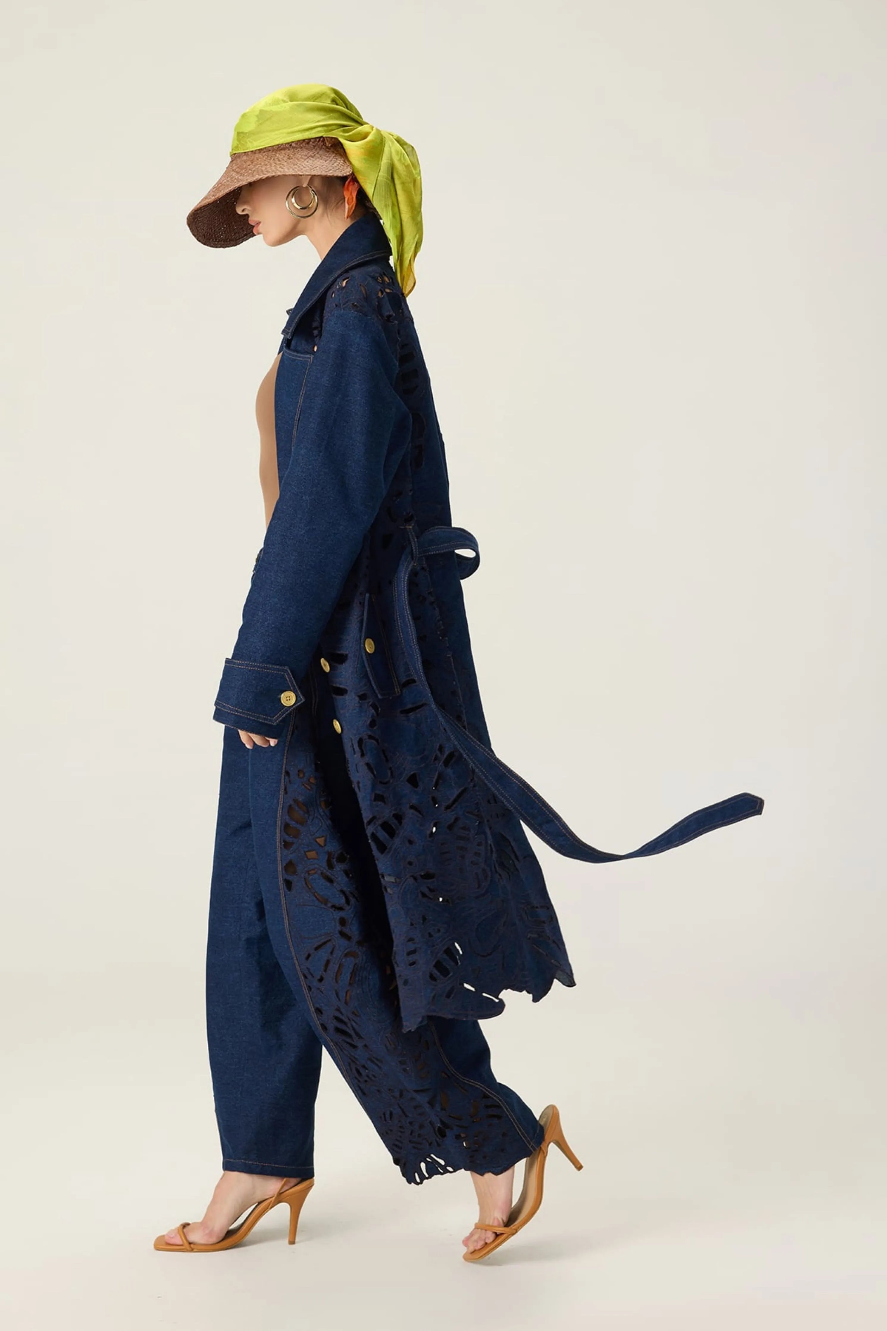 Georgina Trench With Bex Jeans