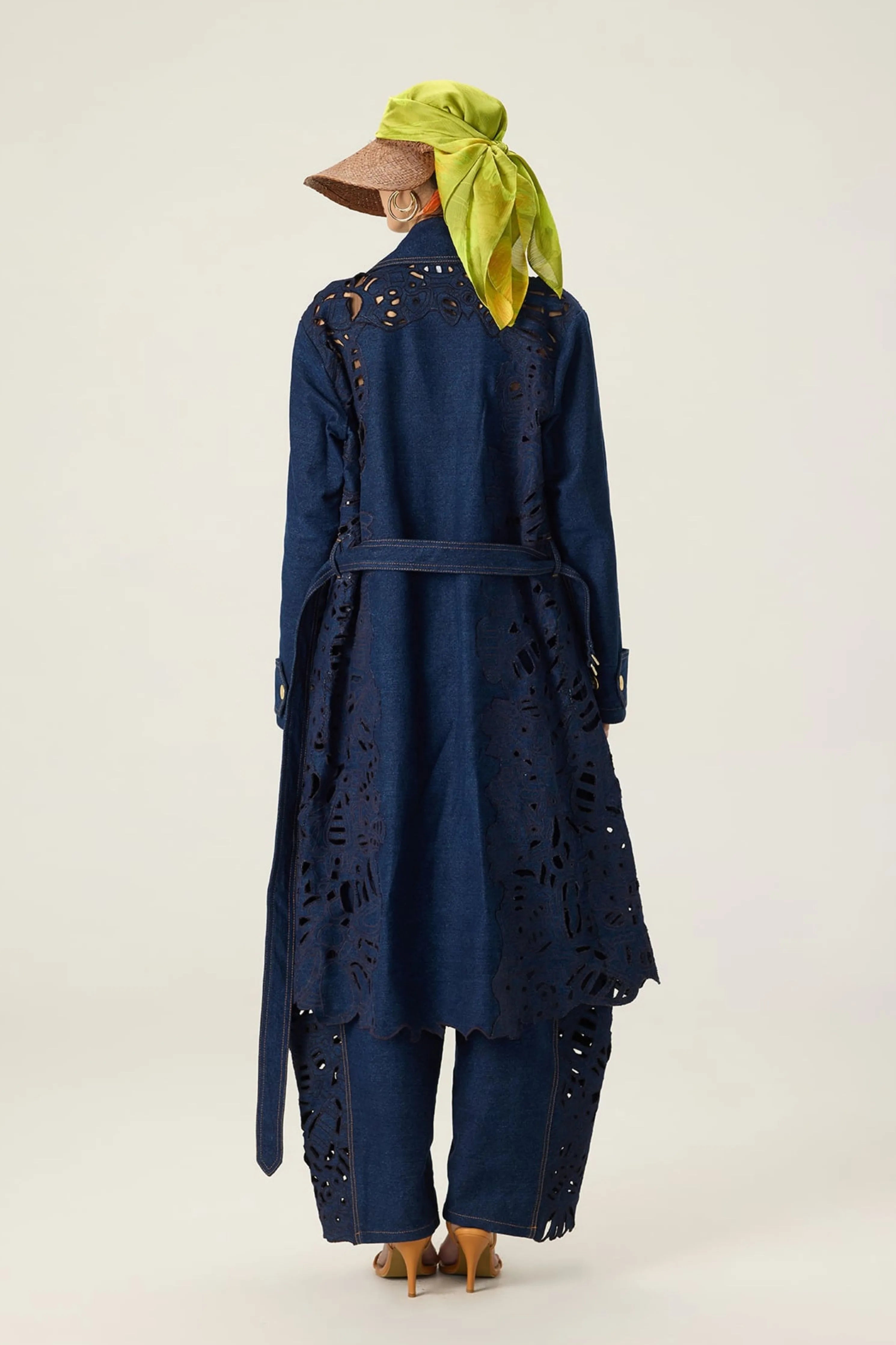 Georgina Trench With Bex Jeans