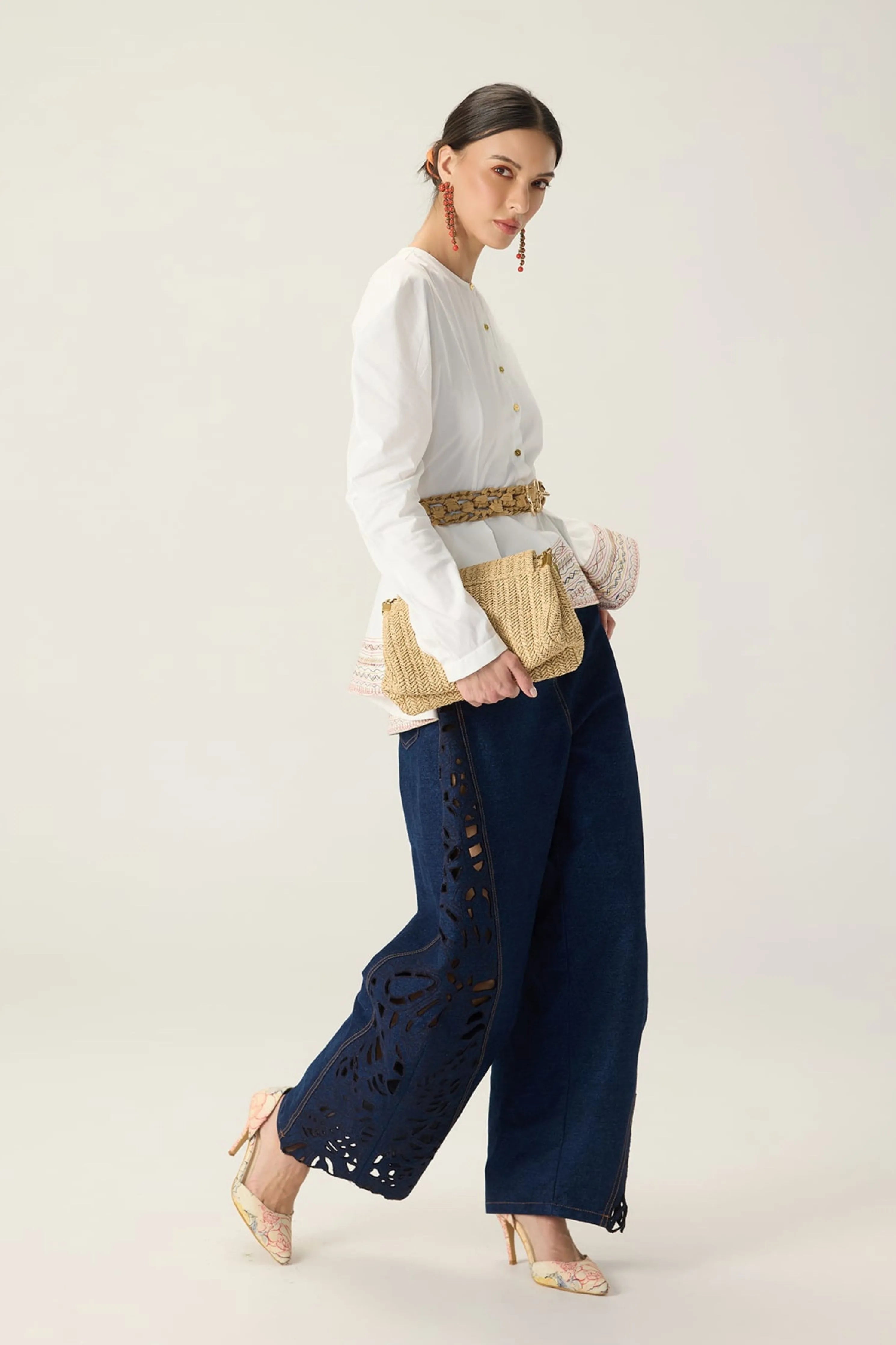 Logan Blouse With  Bex Jeans