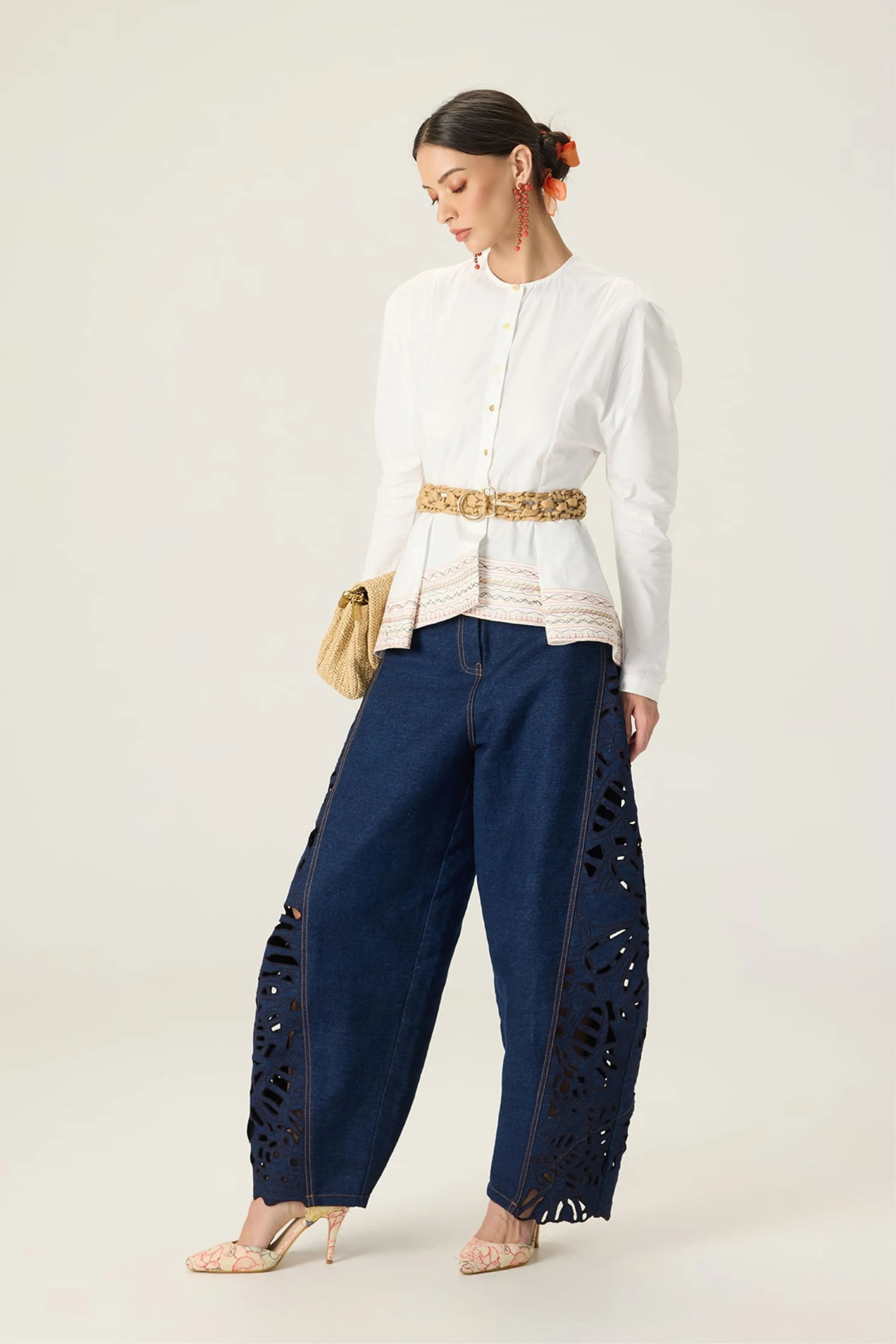 Logan Blouse With  Bex Jeans