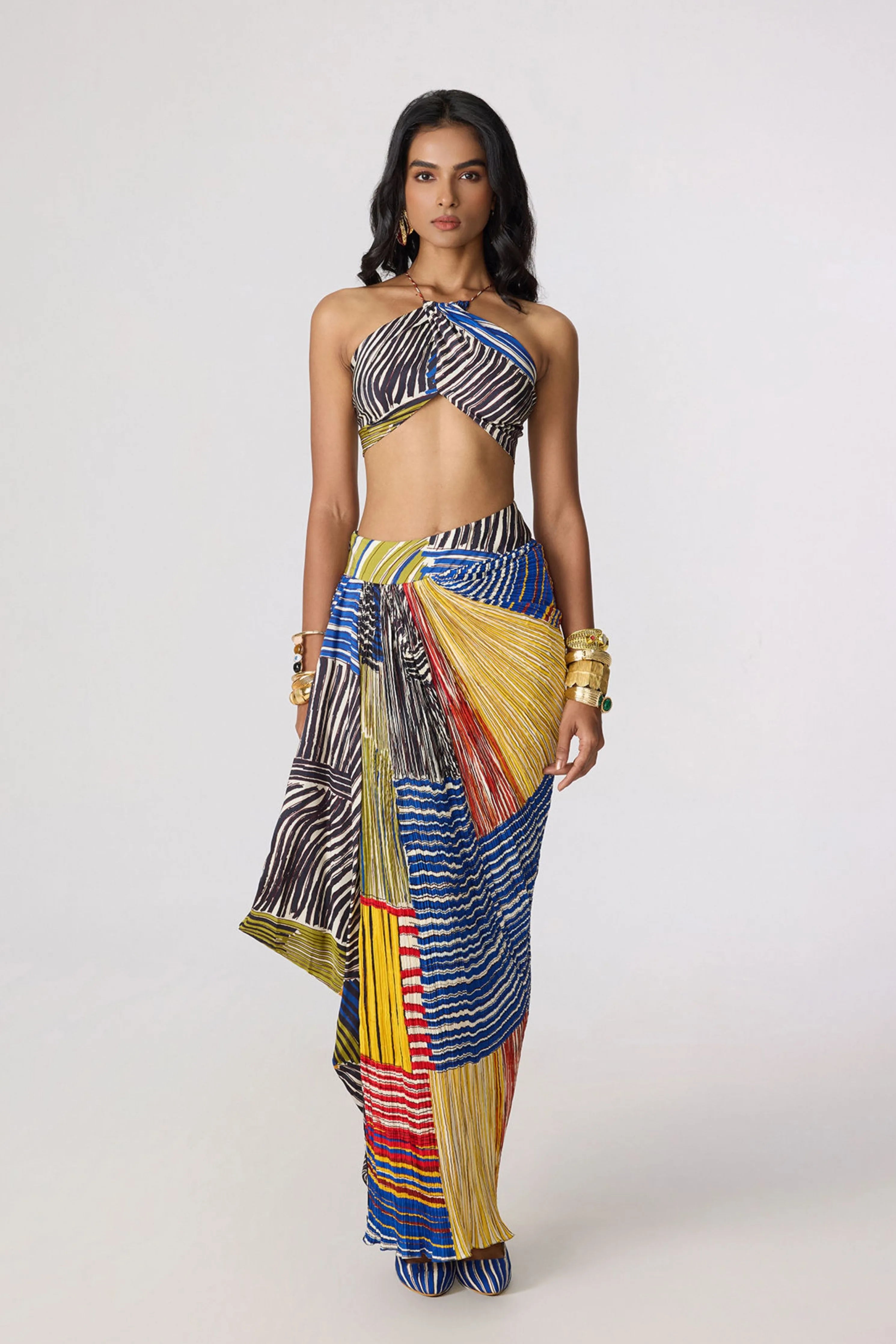 Keha Blouse With Keha Skirt