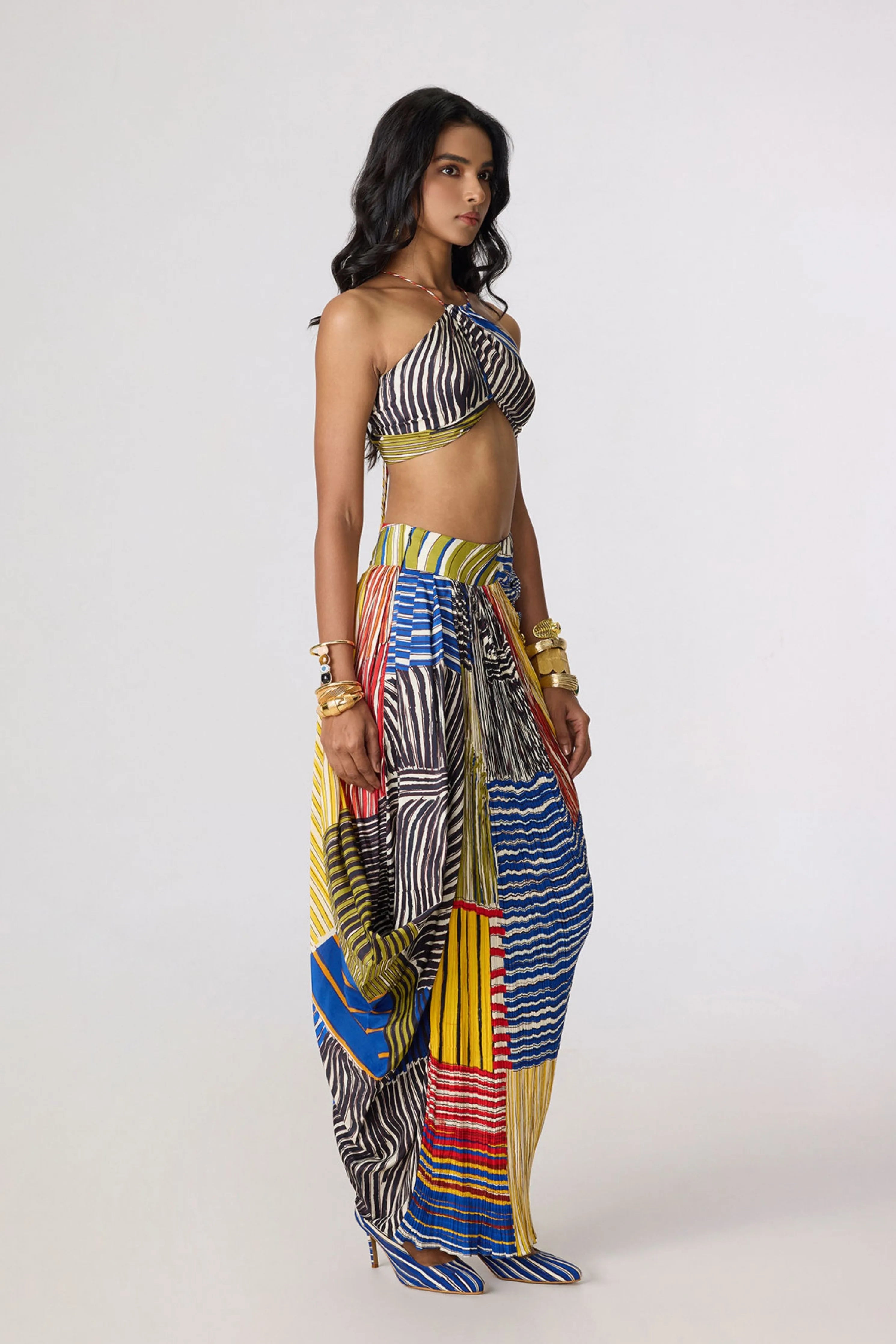 Keha Blouse With Keha Skirt