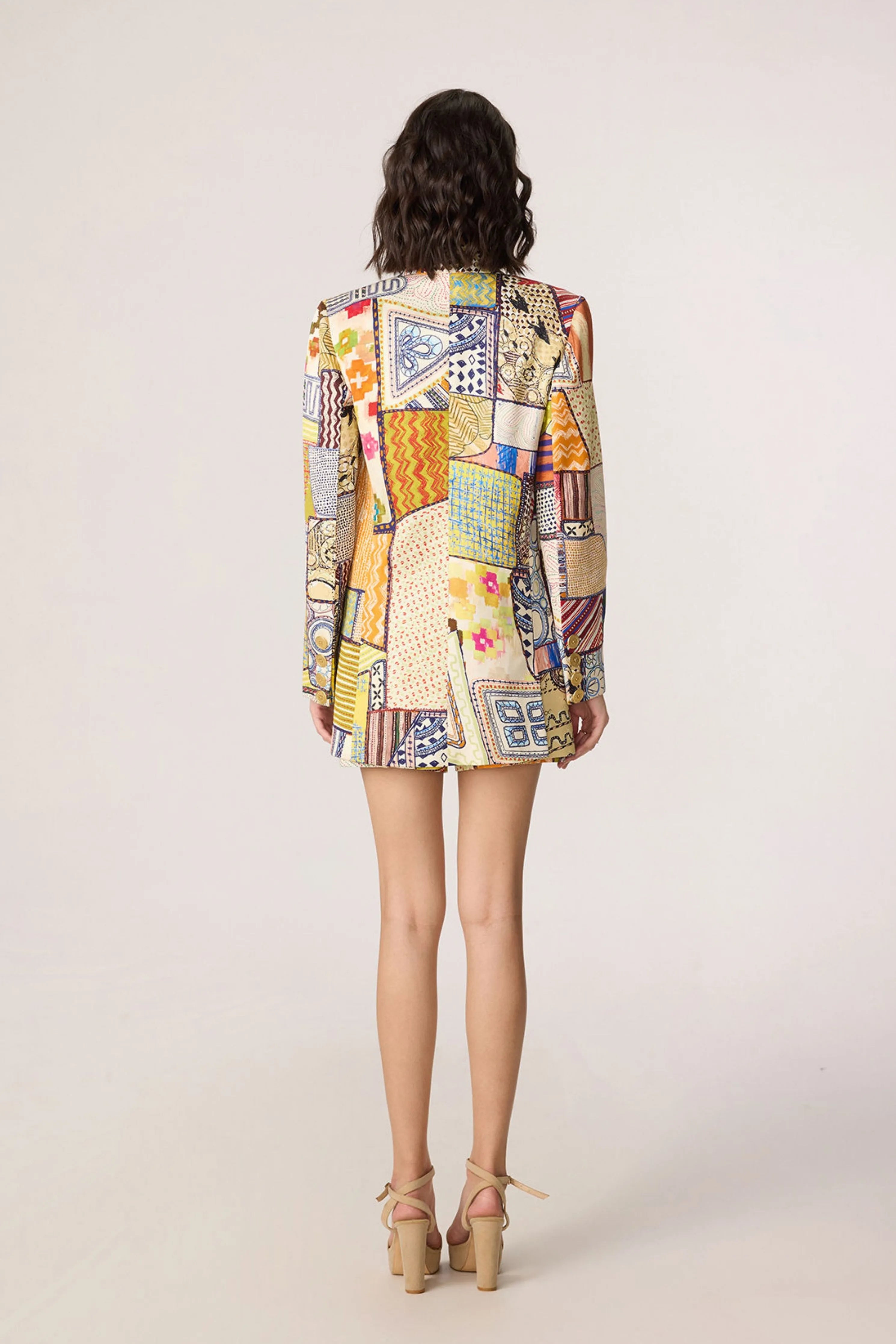Rebekkah Blazer With Juniper Bustier & Cinnora Skort