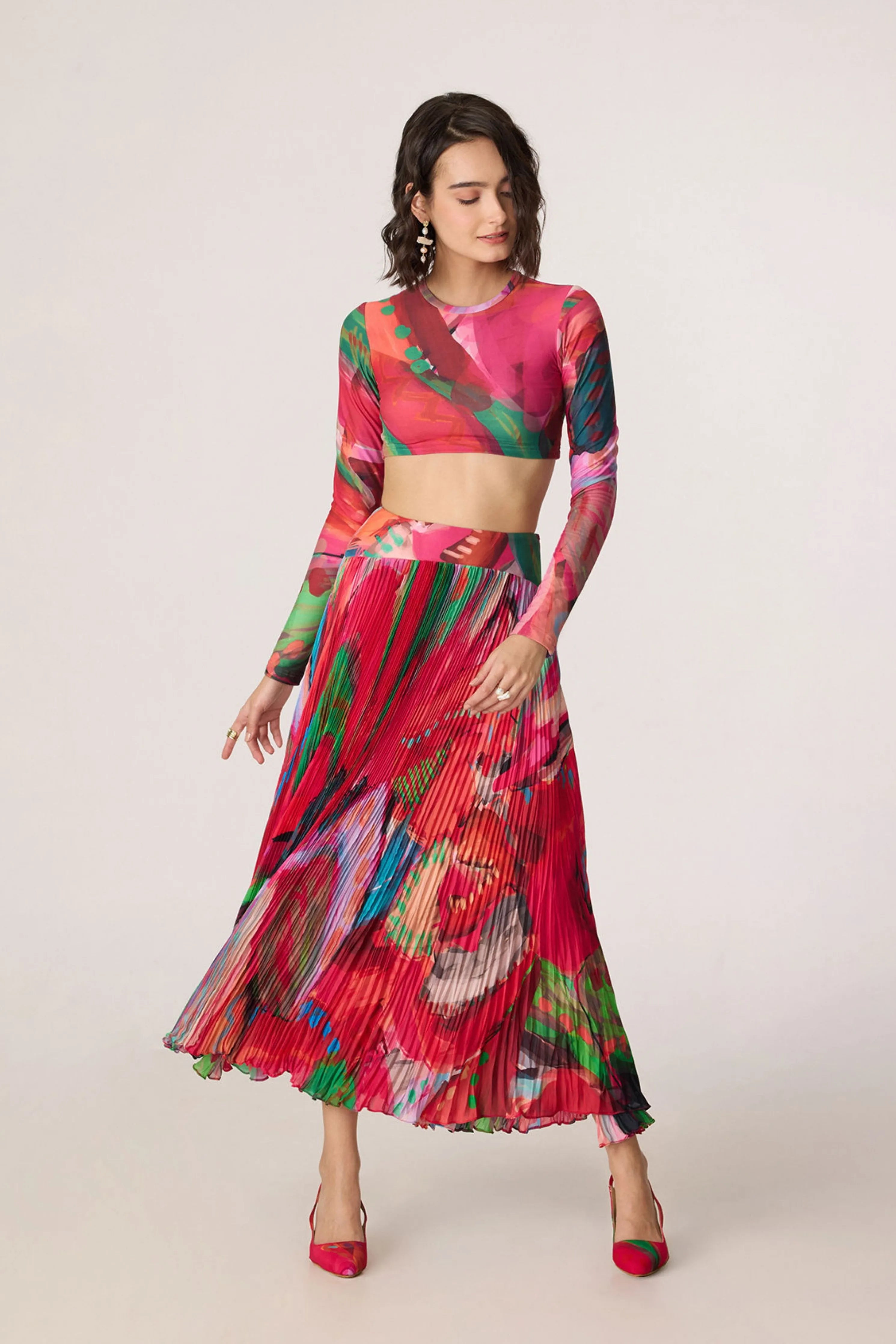 Zavi Blouse  With Zora Skirt