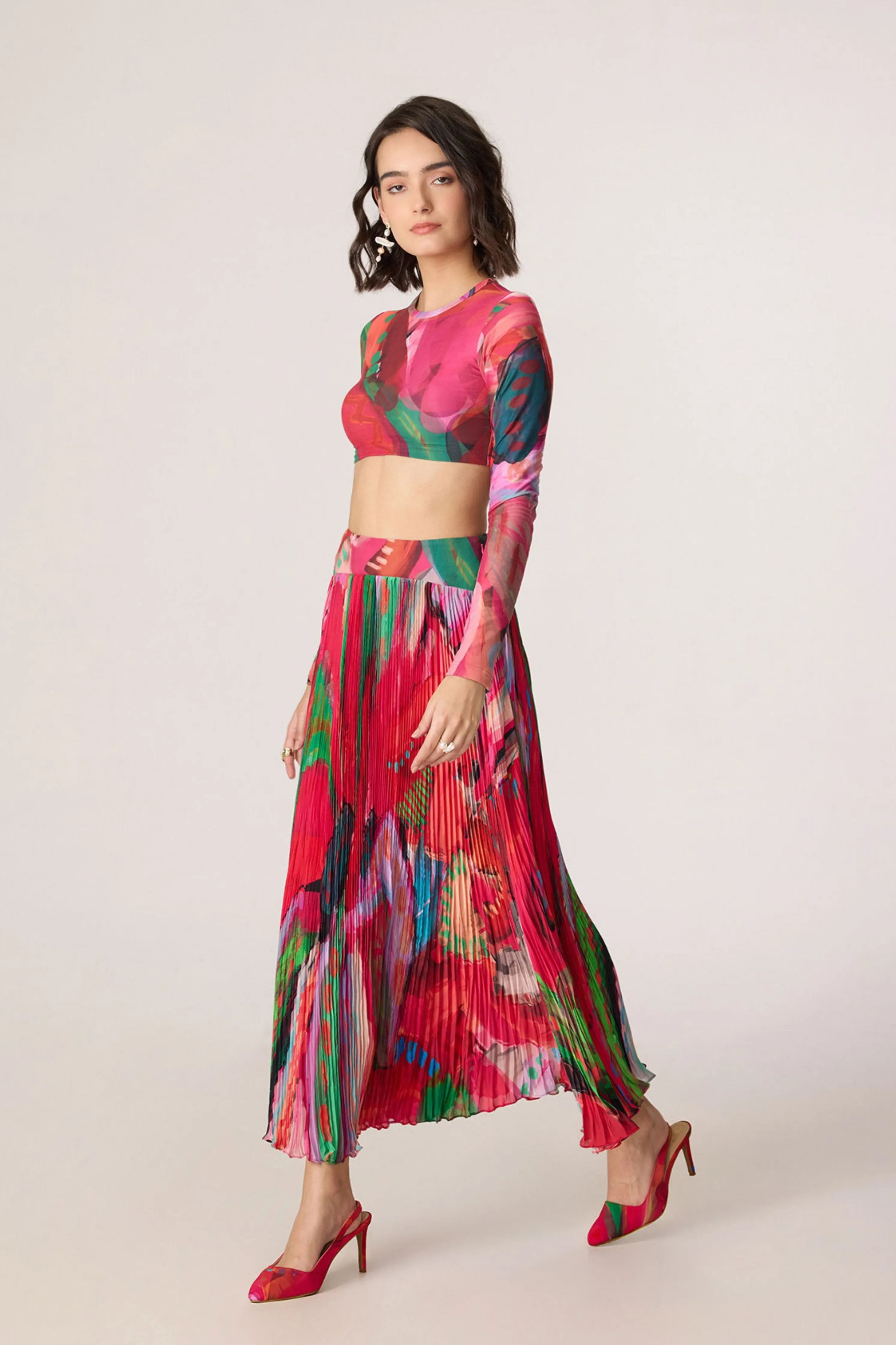 Zavi Blouse  With Zora Skirt