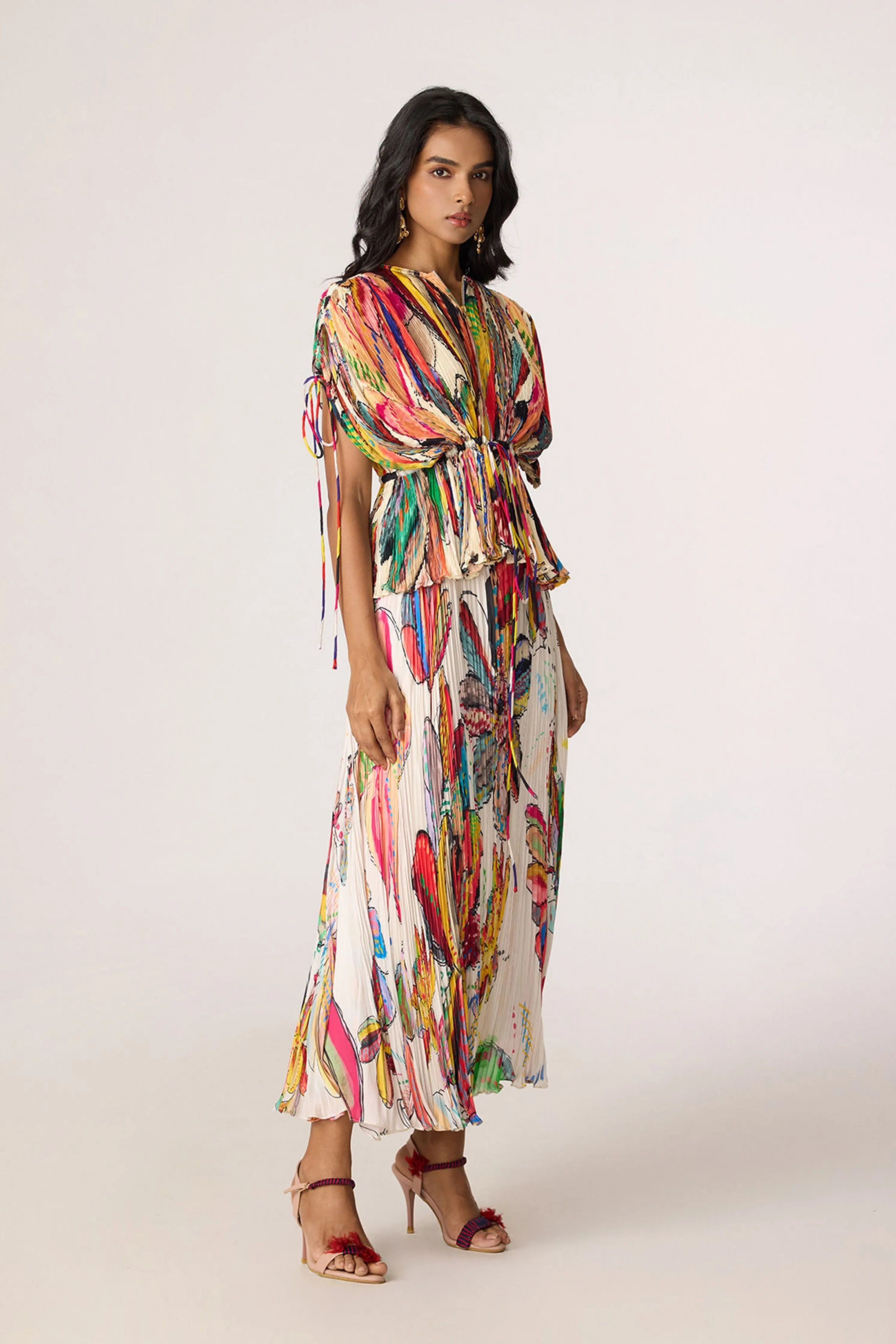 Monica Blouse With  Zora Skirt