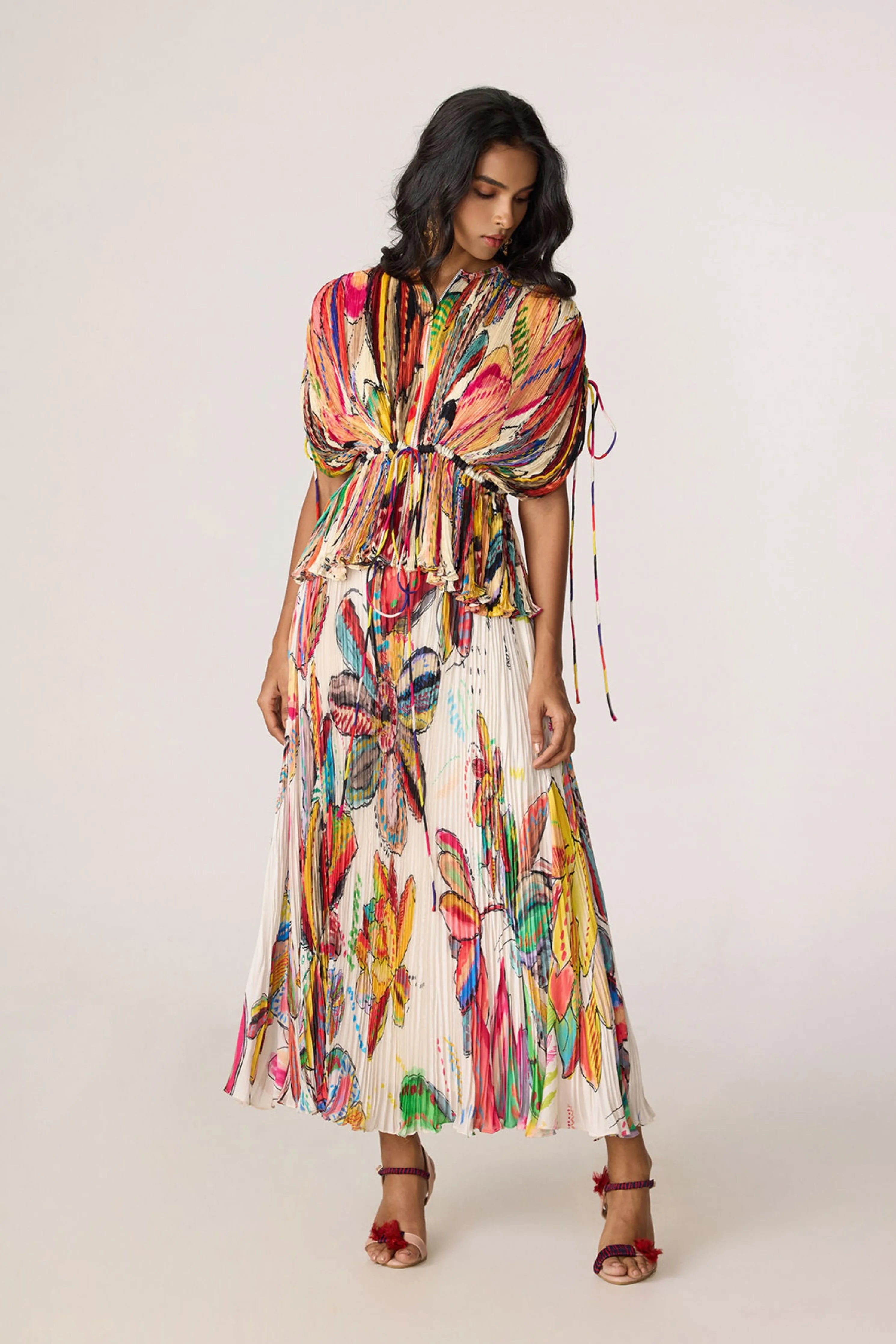 Monica Blouse With  Zora Skirt