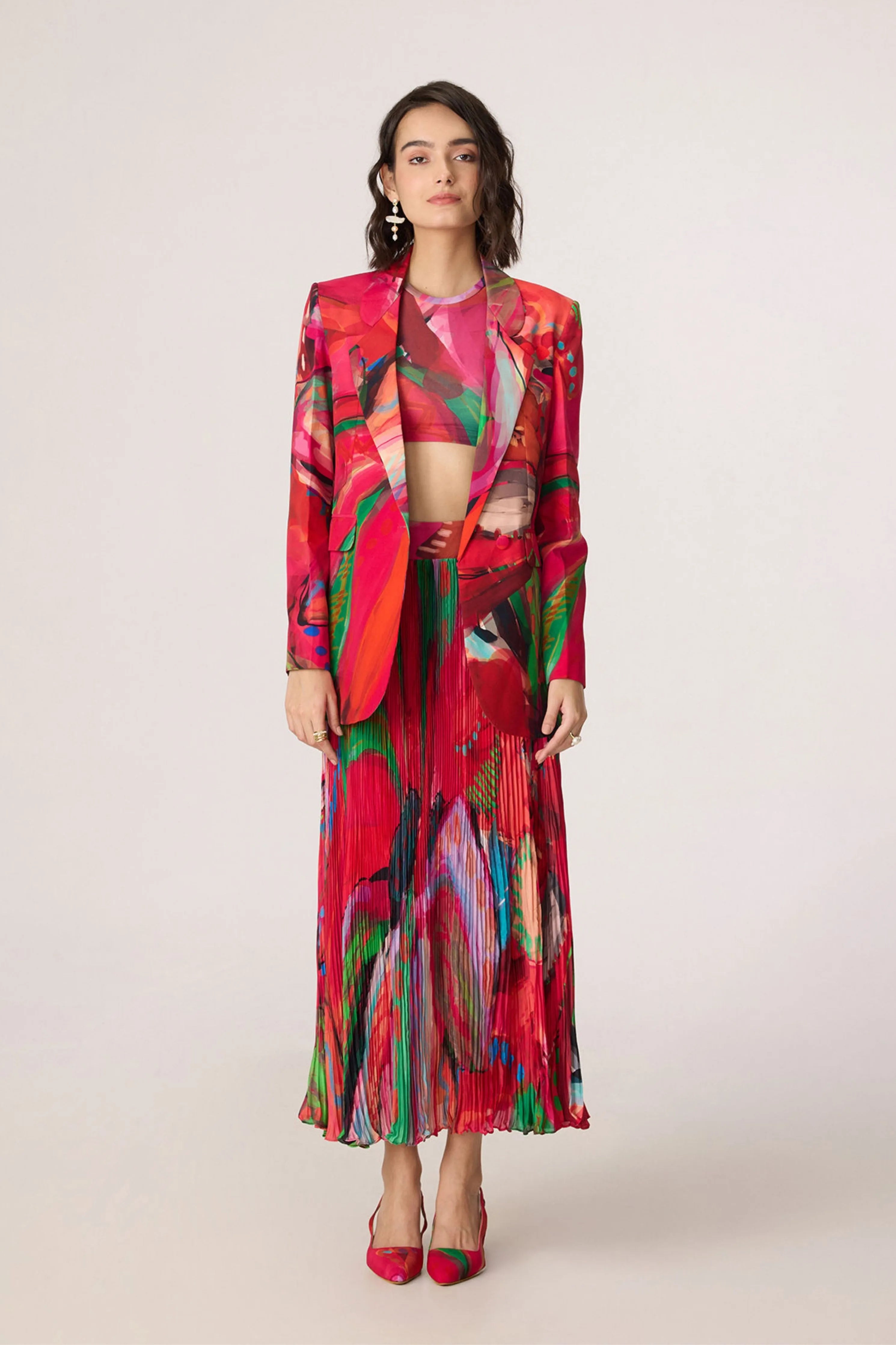 Rebekkah Blazer  With Zavi Blouse & Zora Skirt
