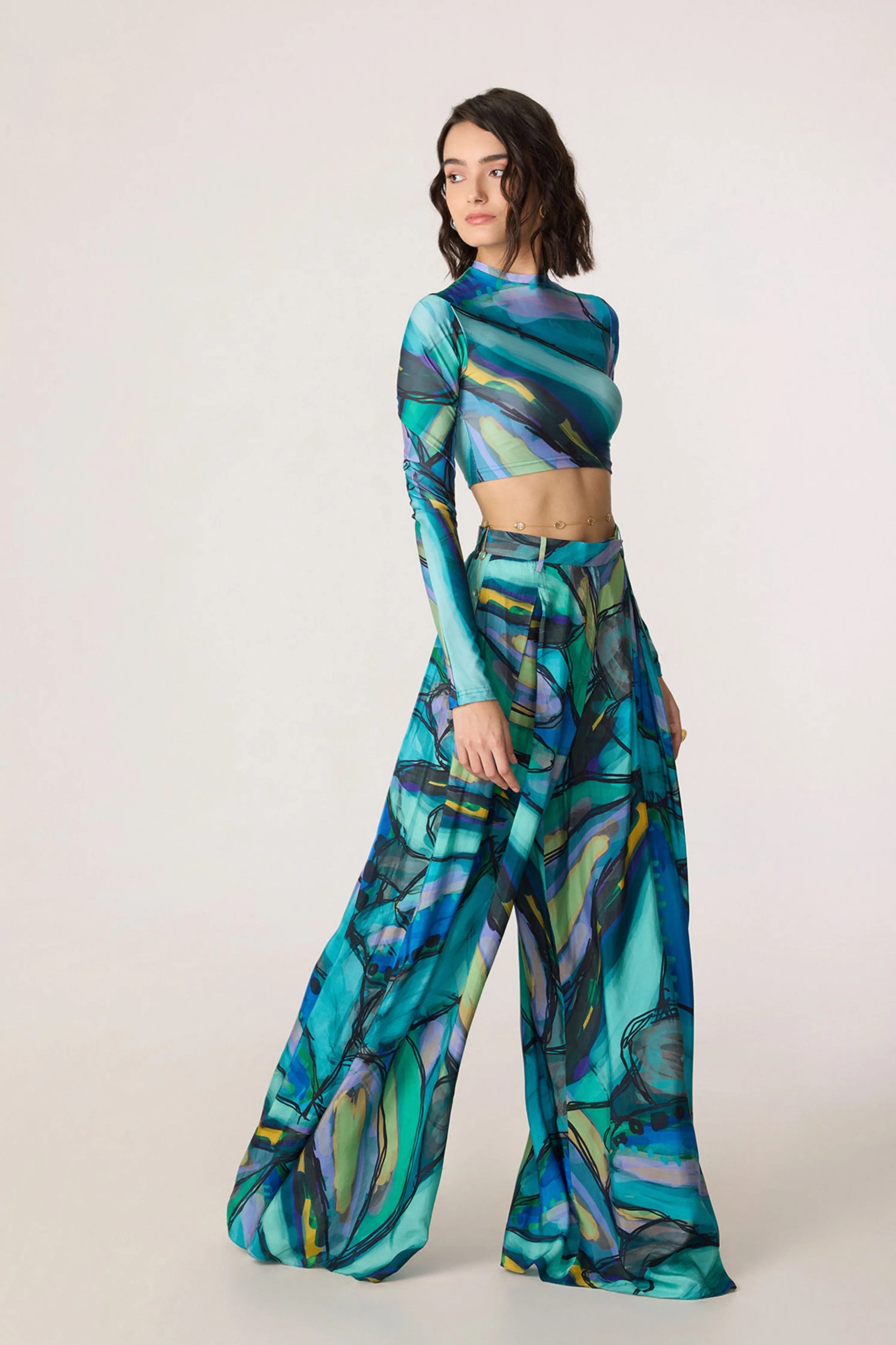 Gigi Blouse With Vellora Palazzo