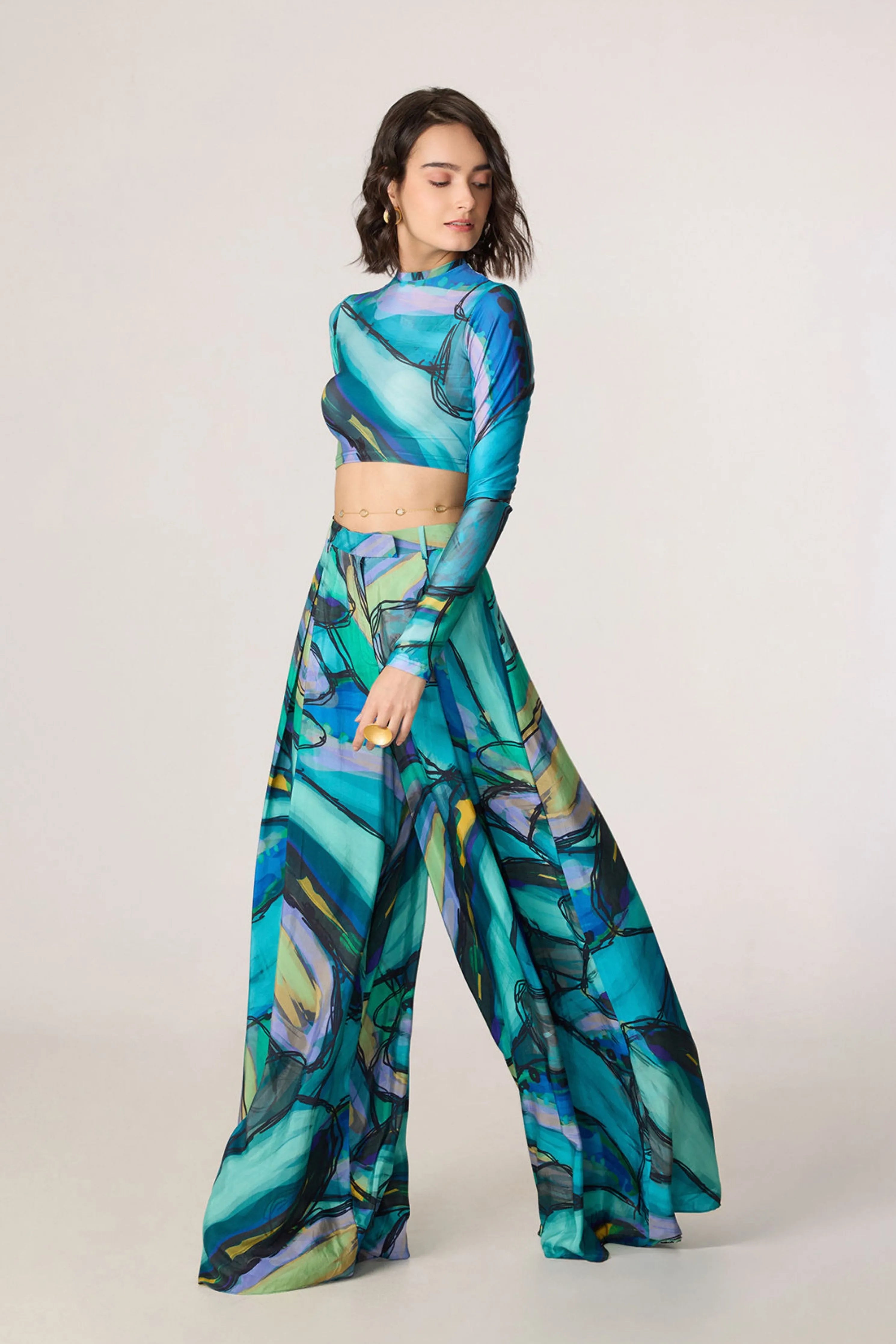 Gigi Blouse With Vellora Palazzo