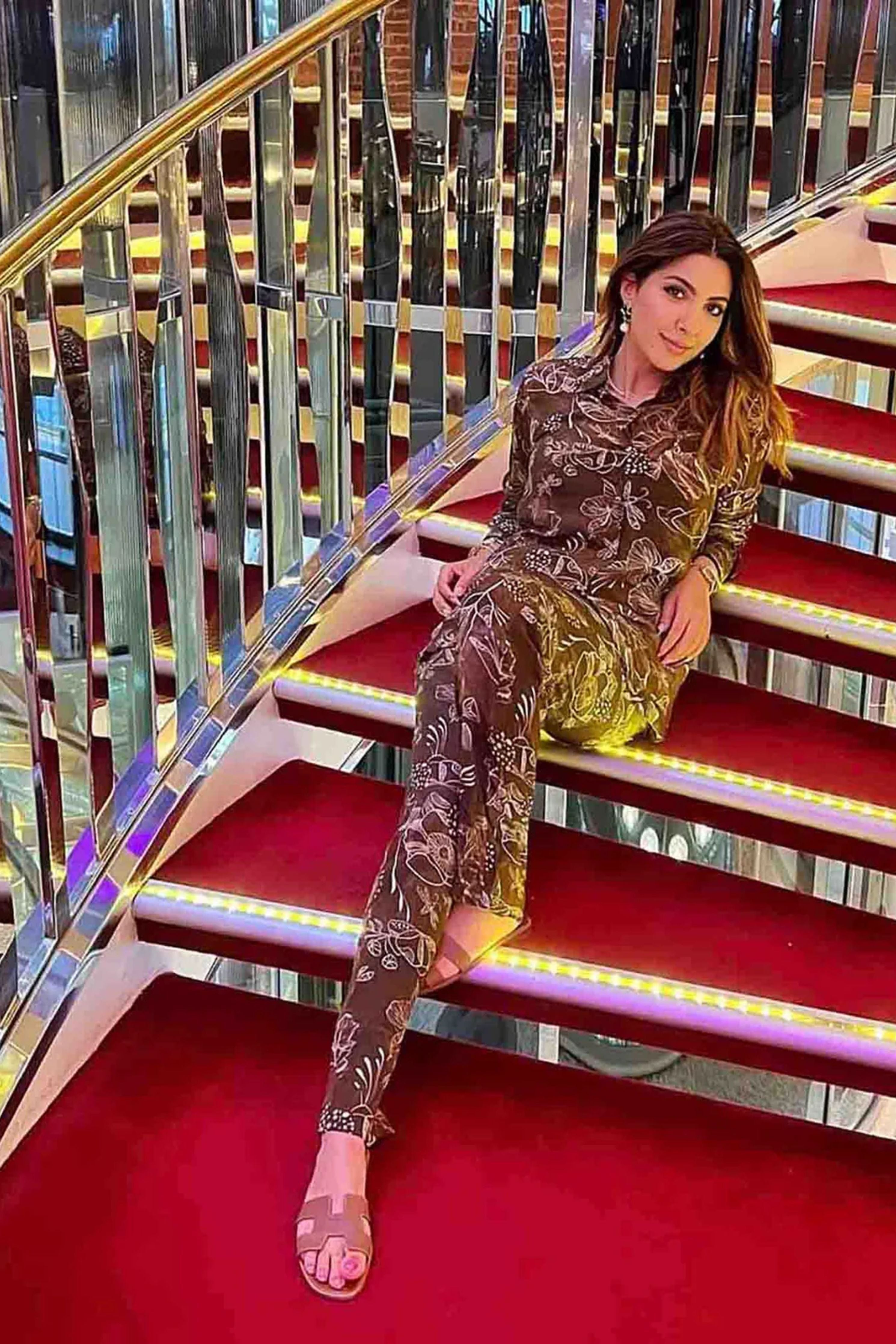 Niki Mehra in Reverie Brown Set