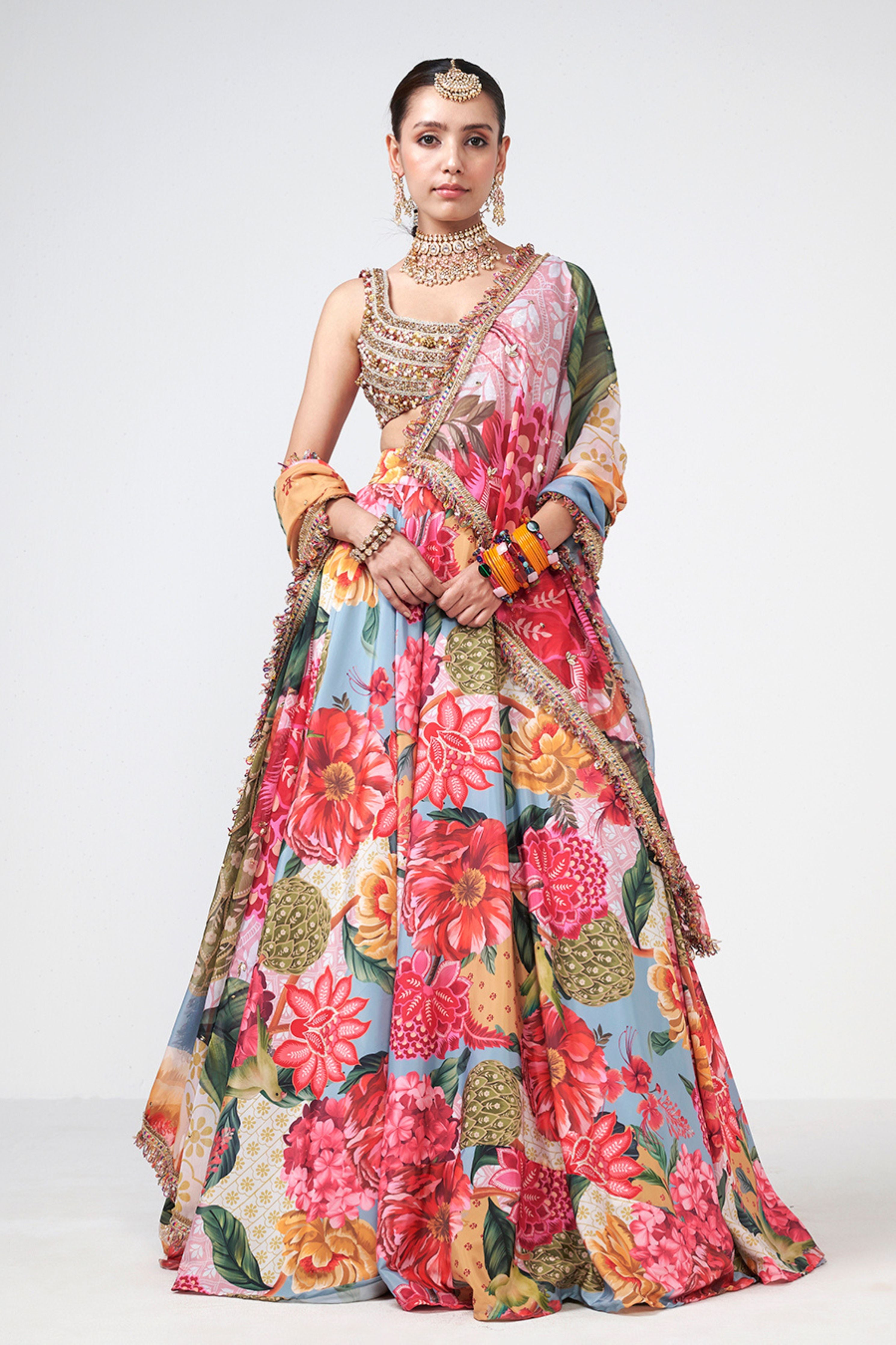 Gul-Bagh Lehenga Set