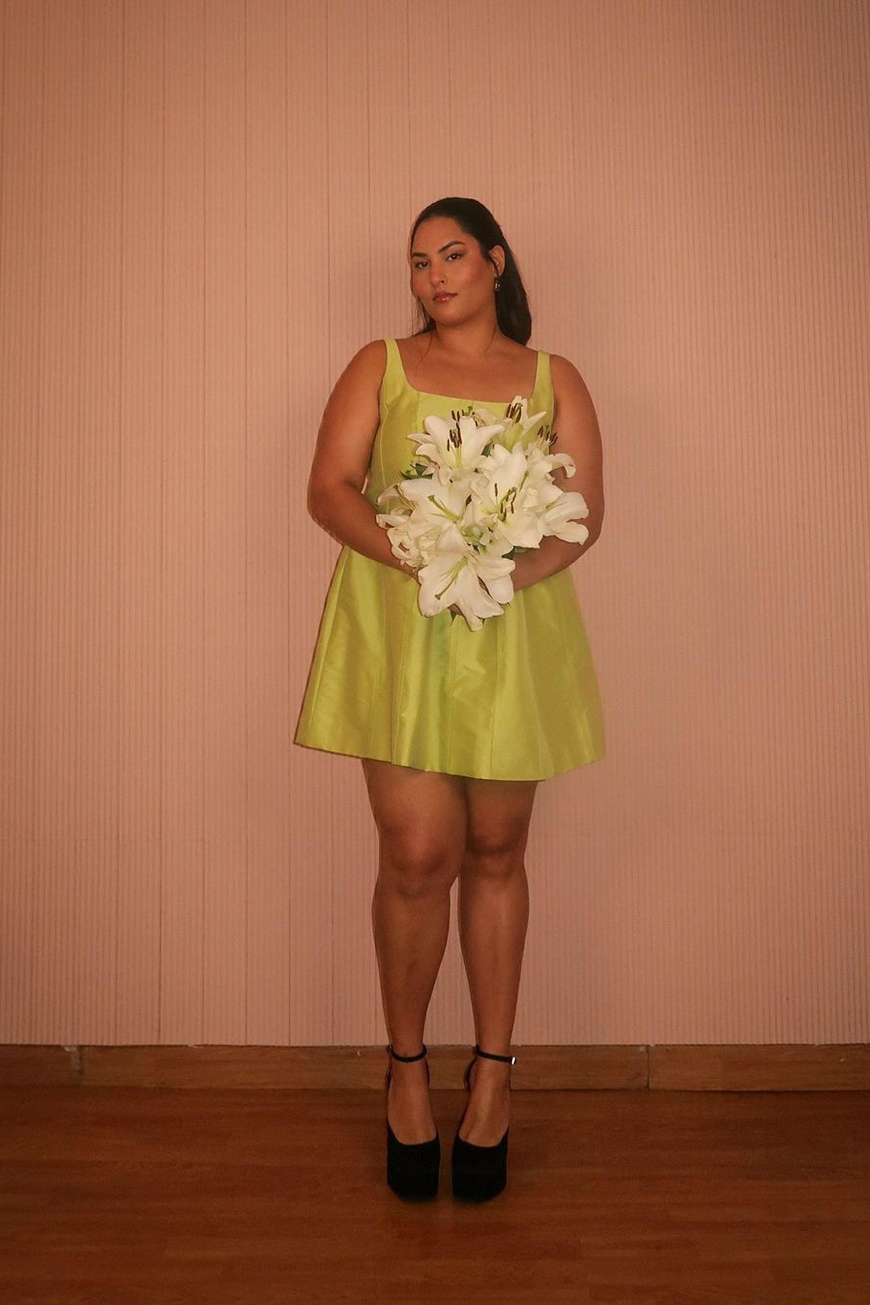 Sakshi Sindwani In Short Dress With Piping Detail