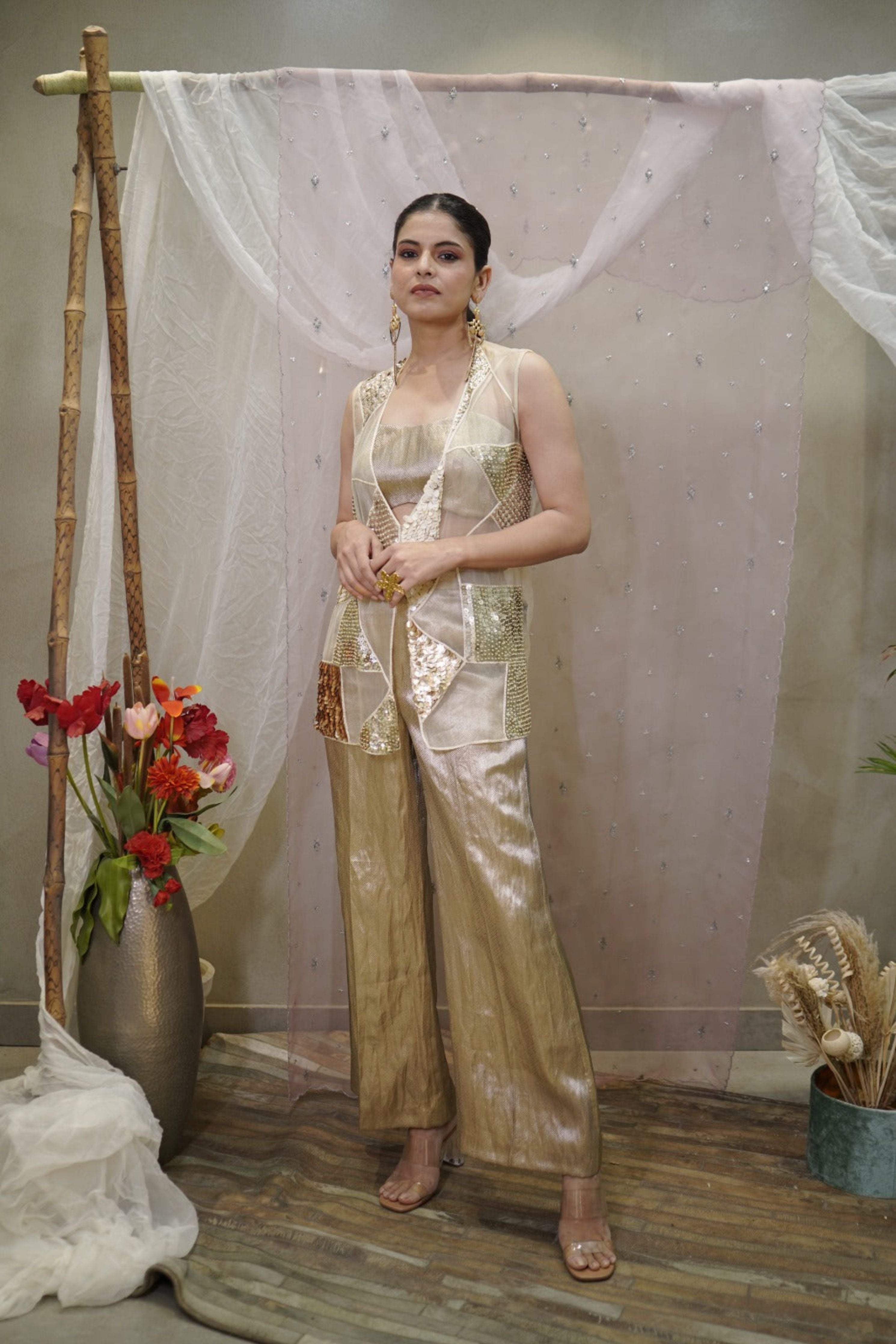 Golden Mosaic Co-Ord Set