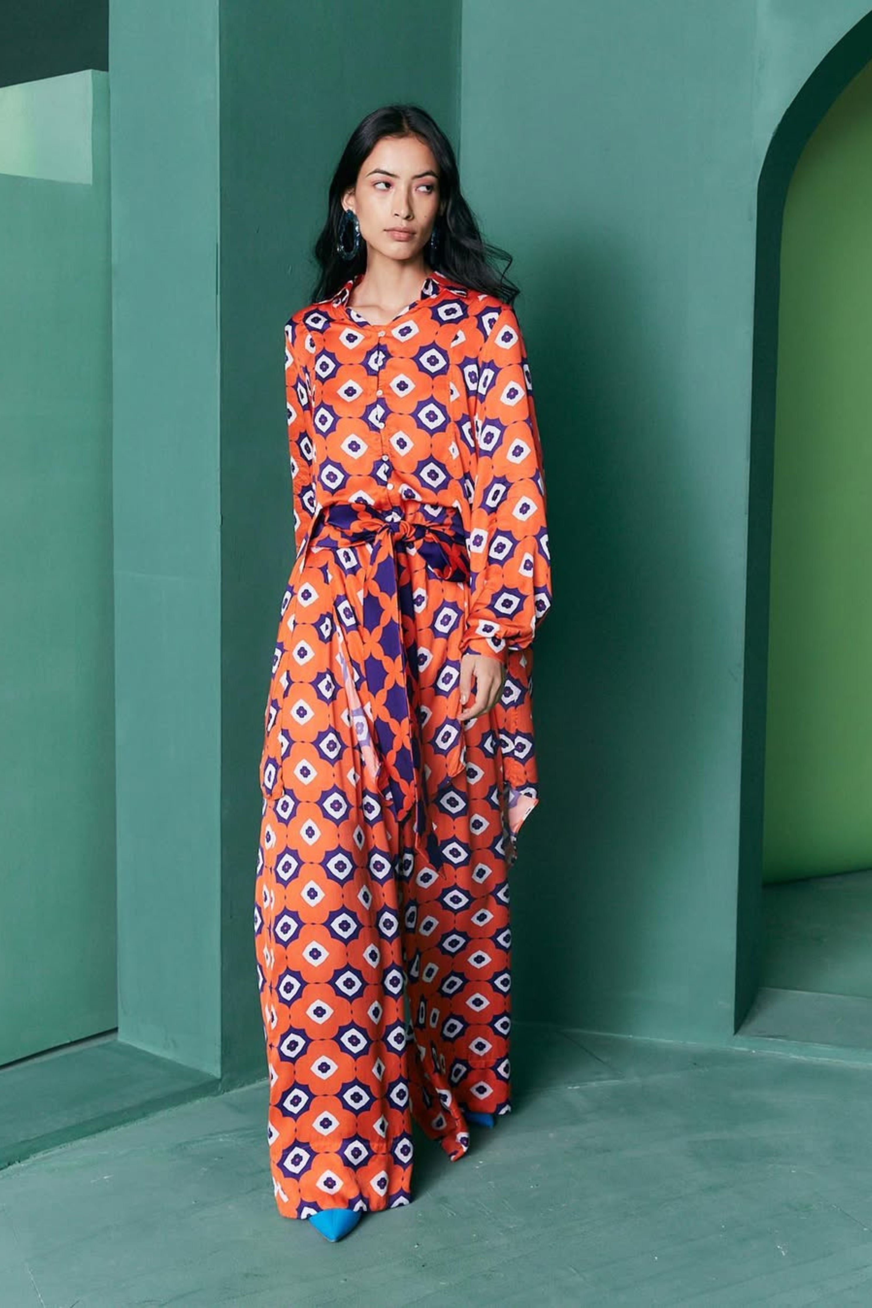 Mrunal Thakur In HOLIDAY SET IN MOMO PRINT
