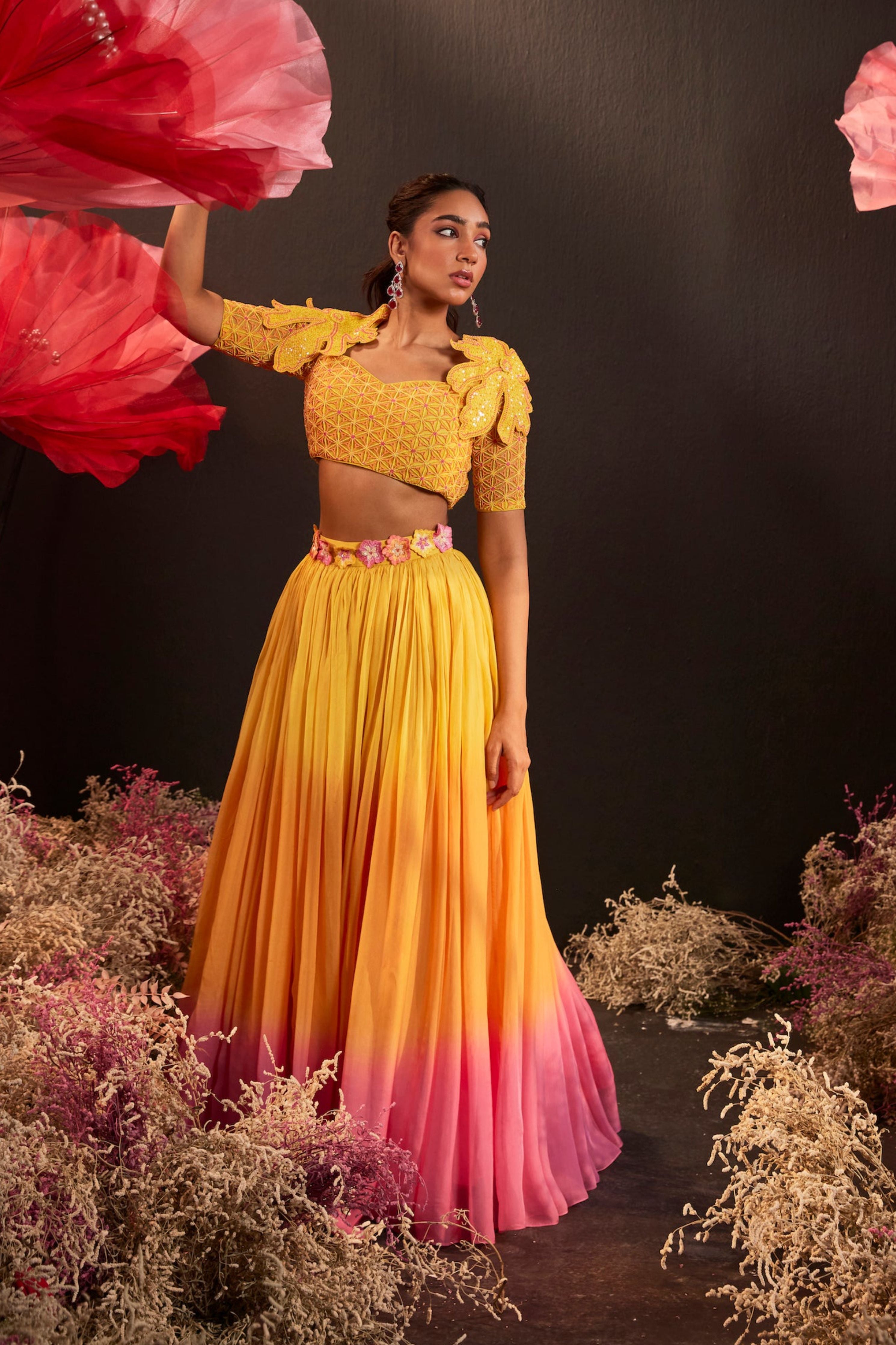 Genda Phool Lehenga Set