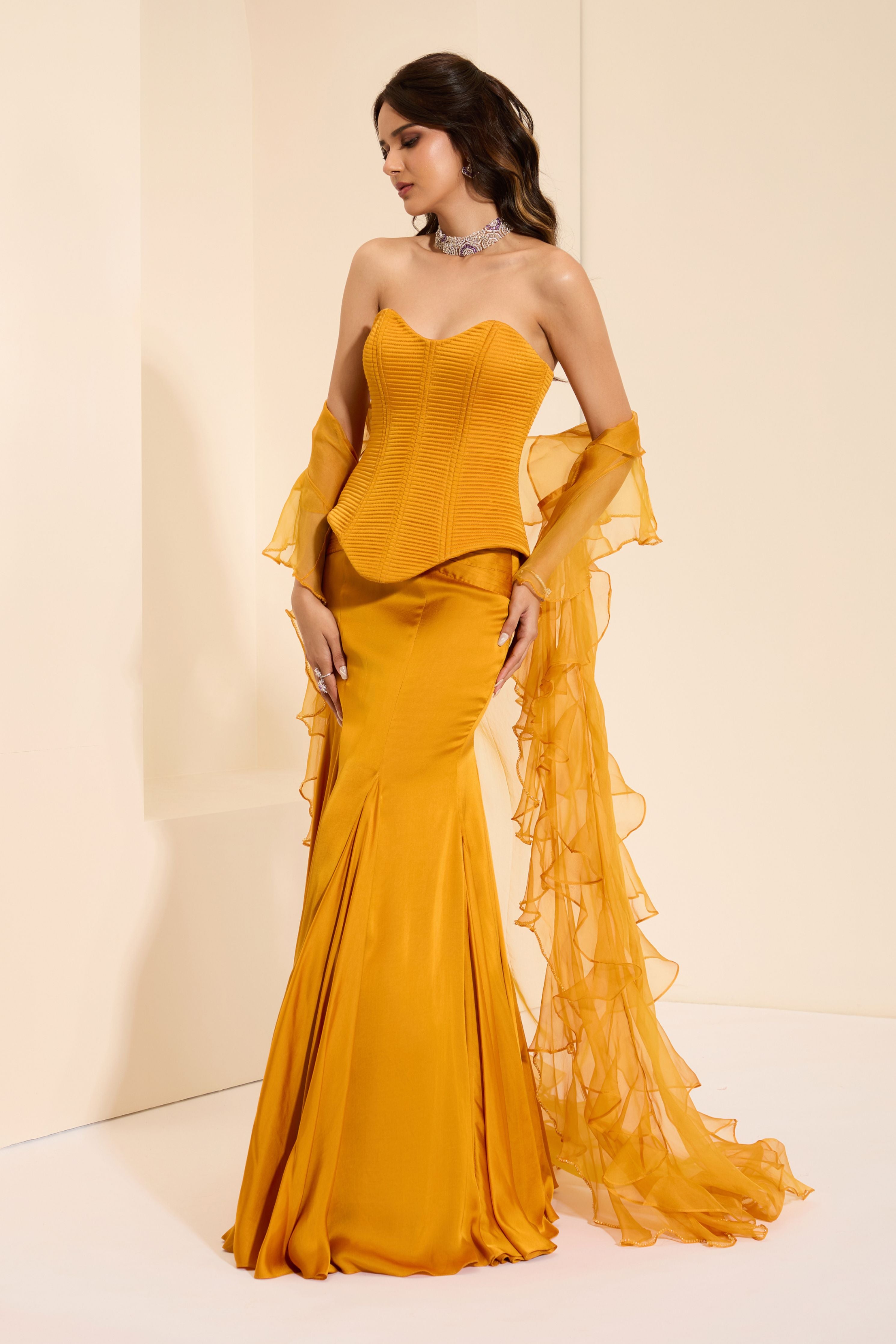 Sunset Majesty Corset and Drape Set