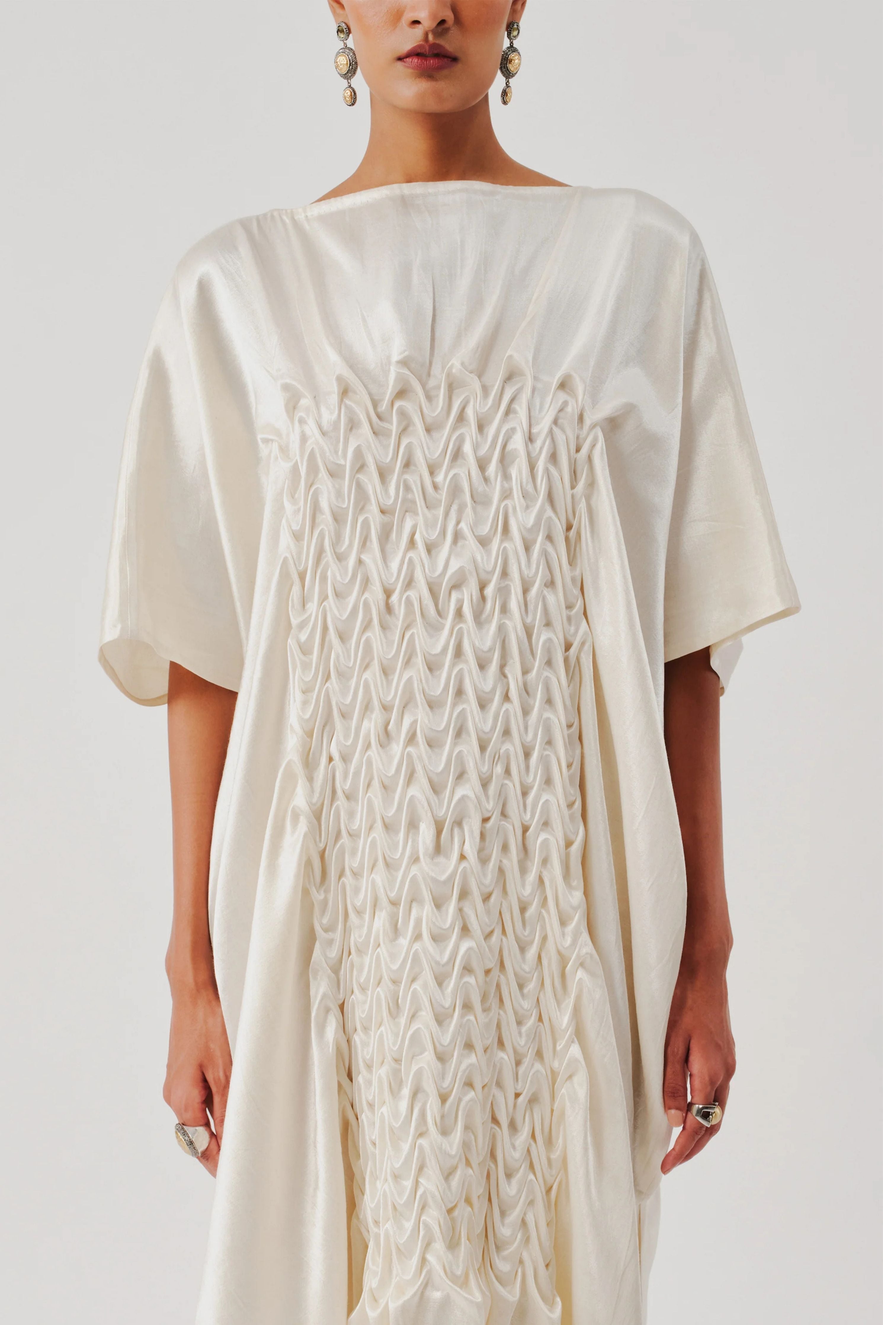 White Coral Dress