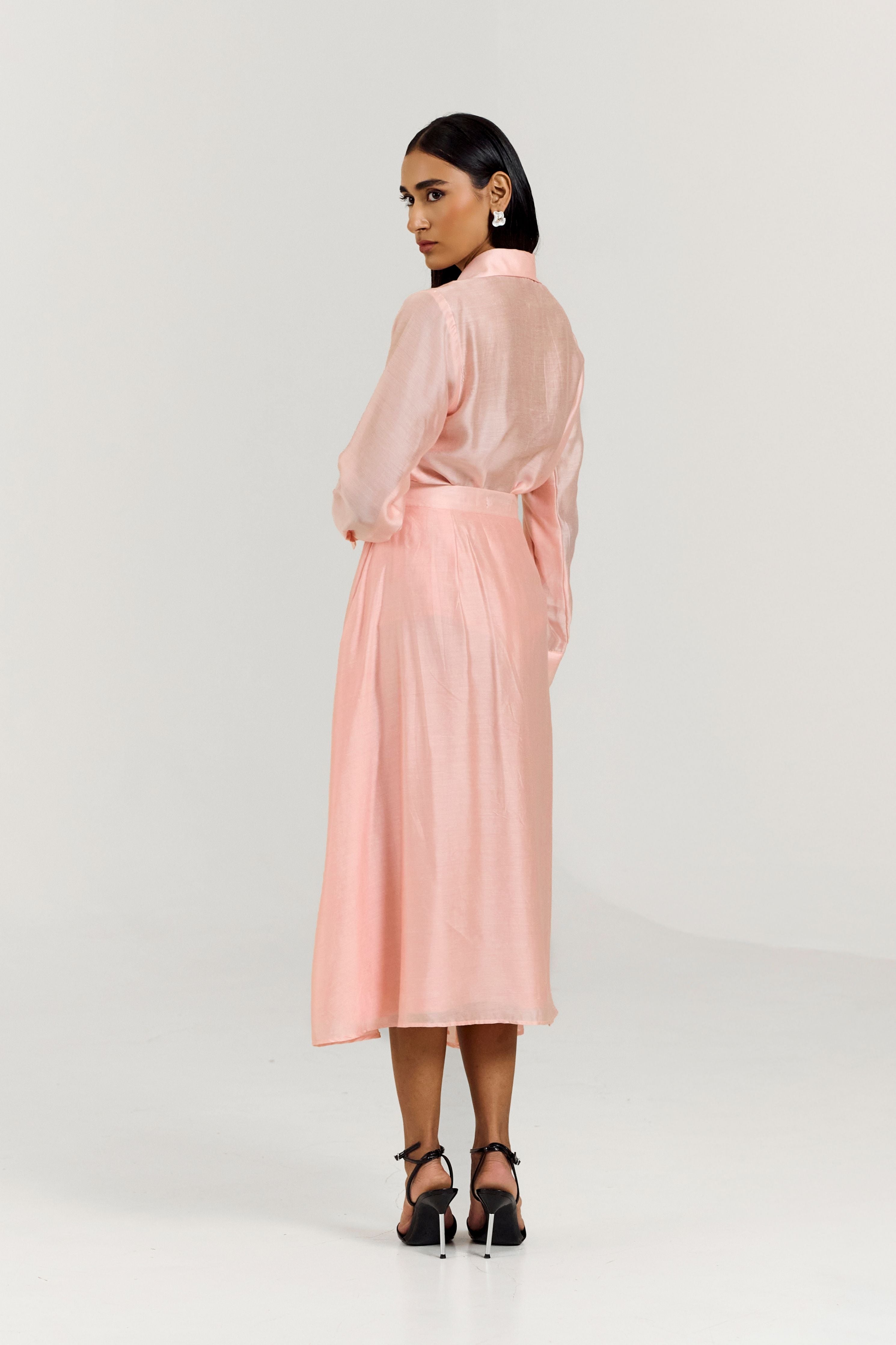 3D Pink Flower Co-Ord Set