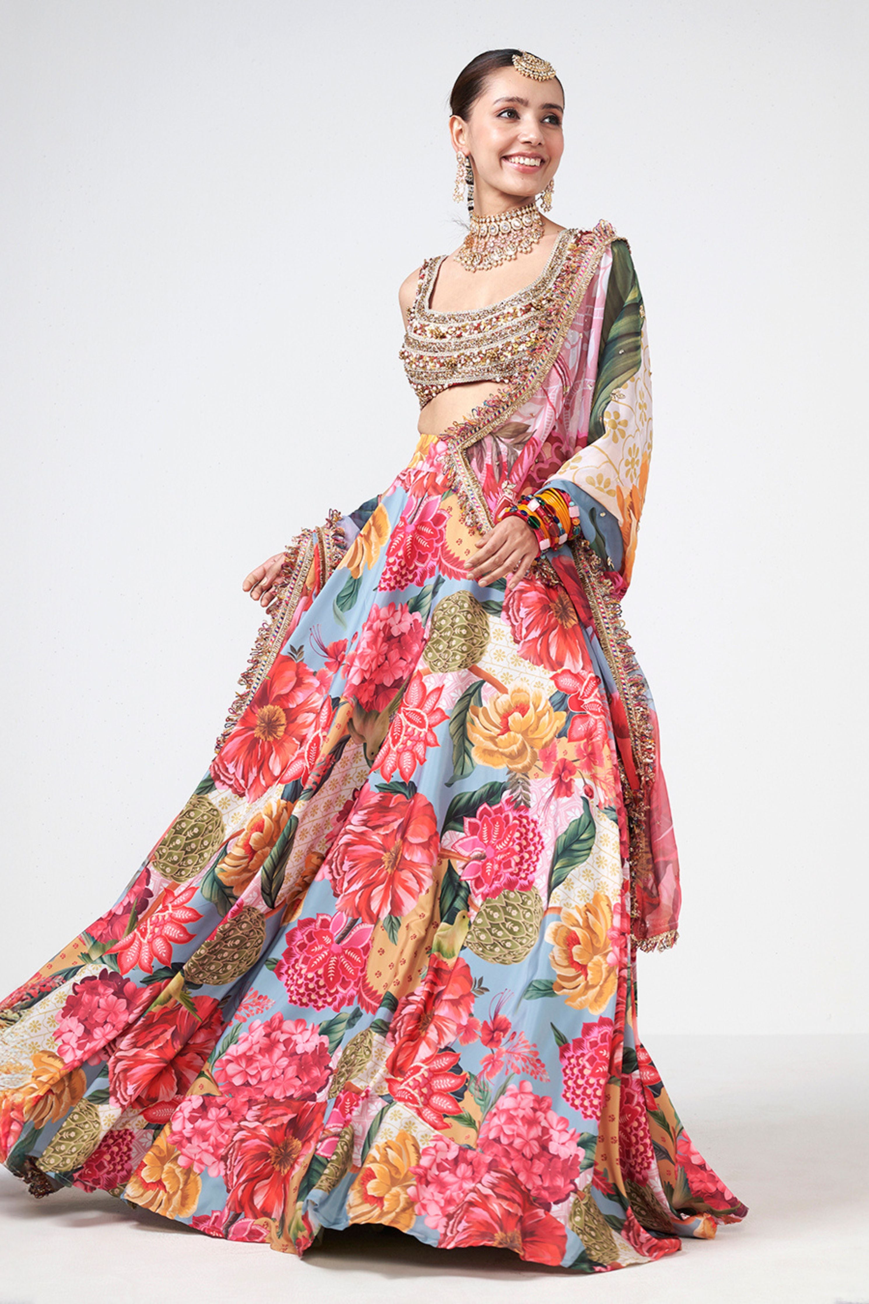 Gul-Bagh Lehenga Set