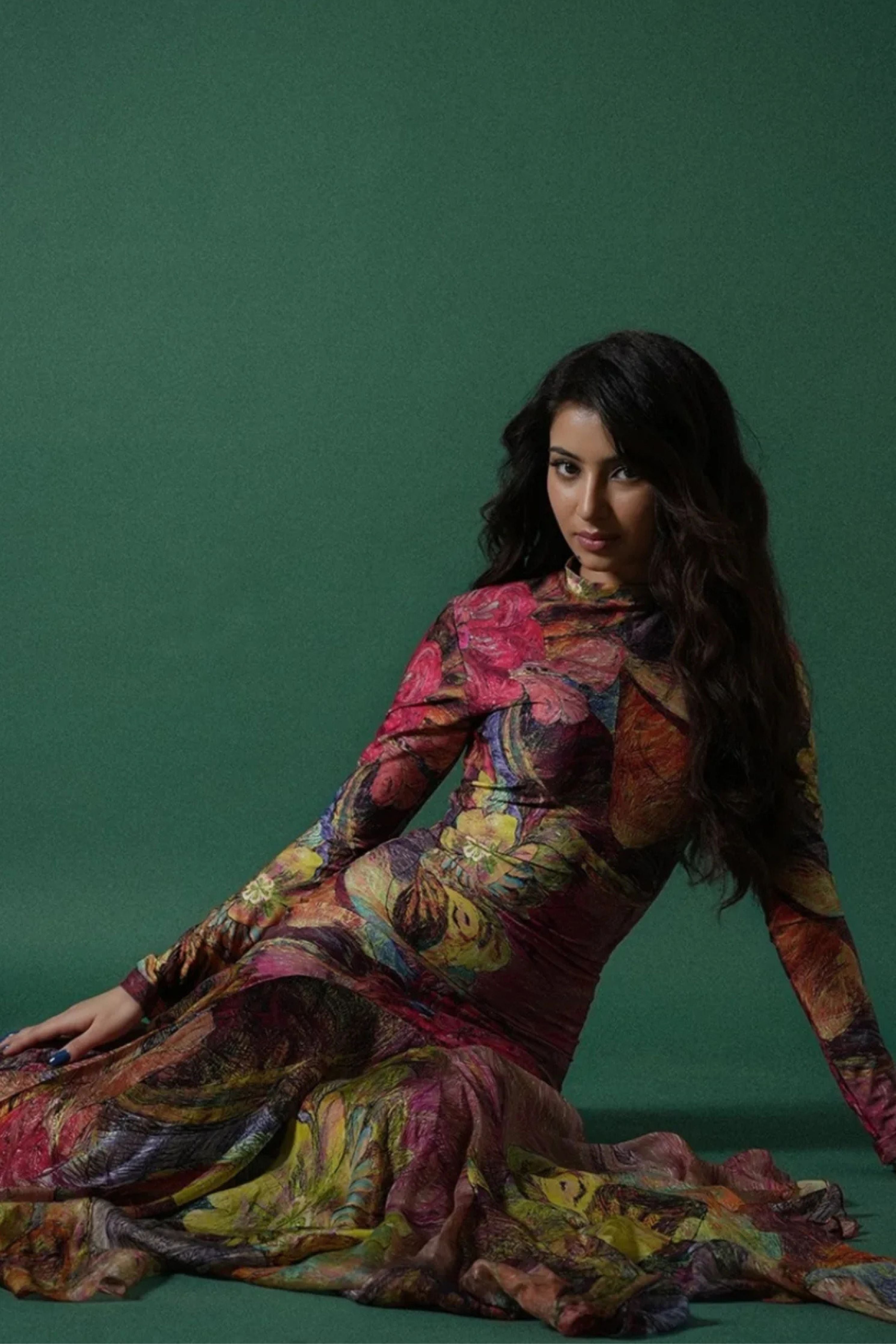 Sara Anjum In Maeva Dress