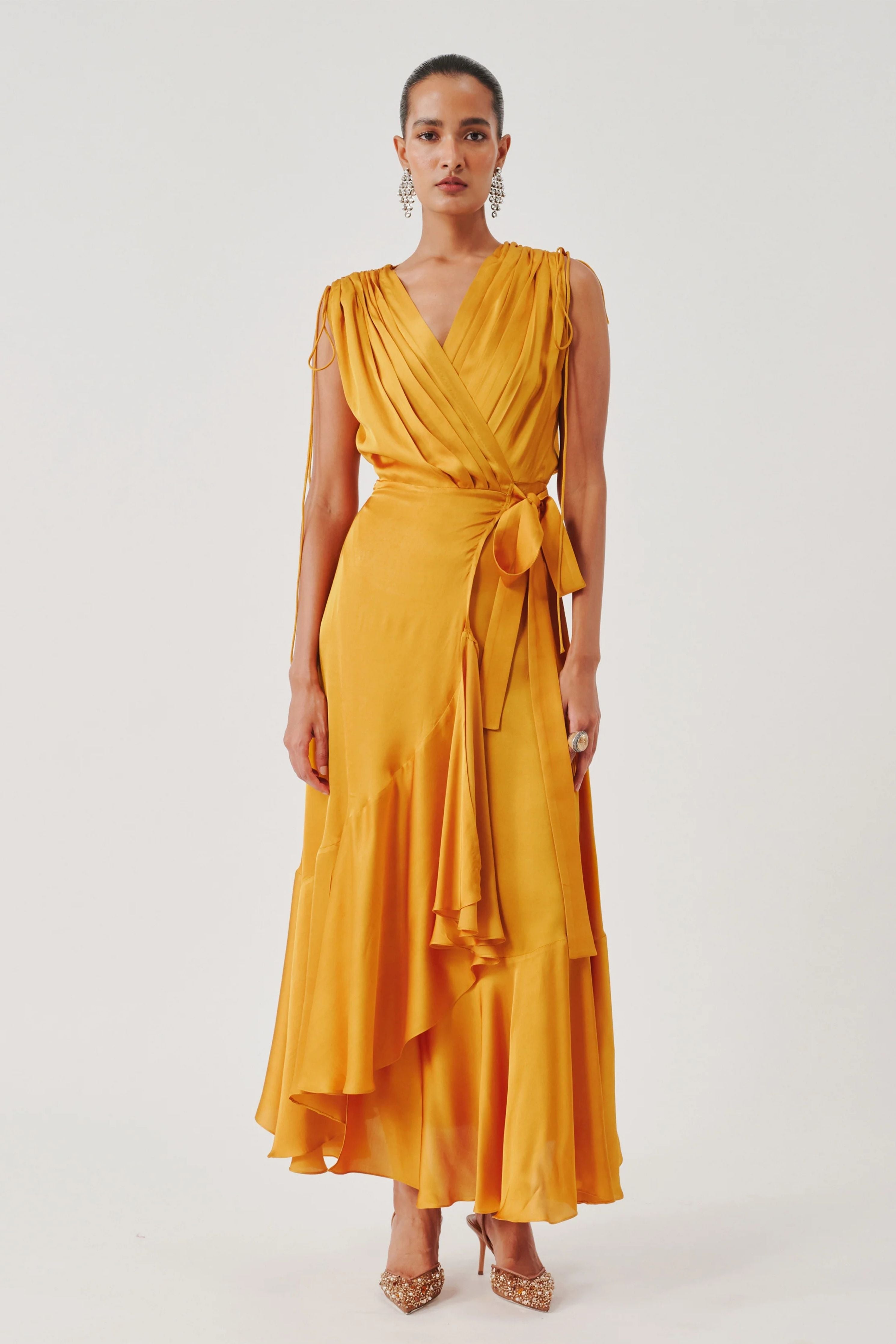 Rumba Dress in Mustard