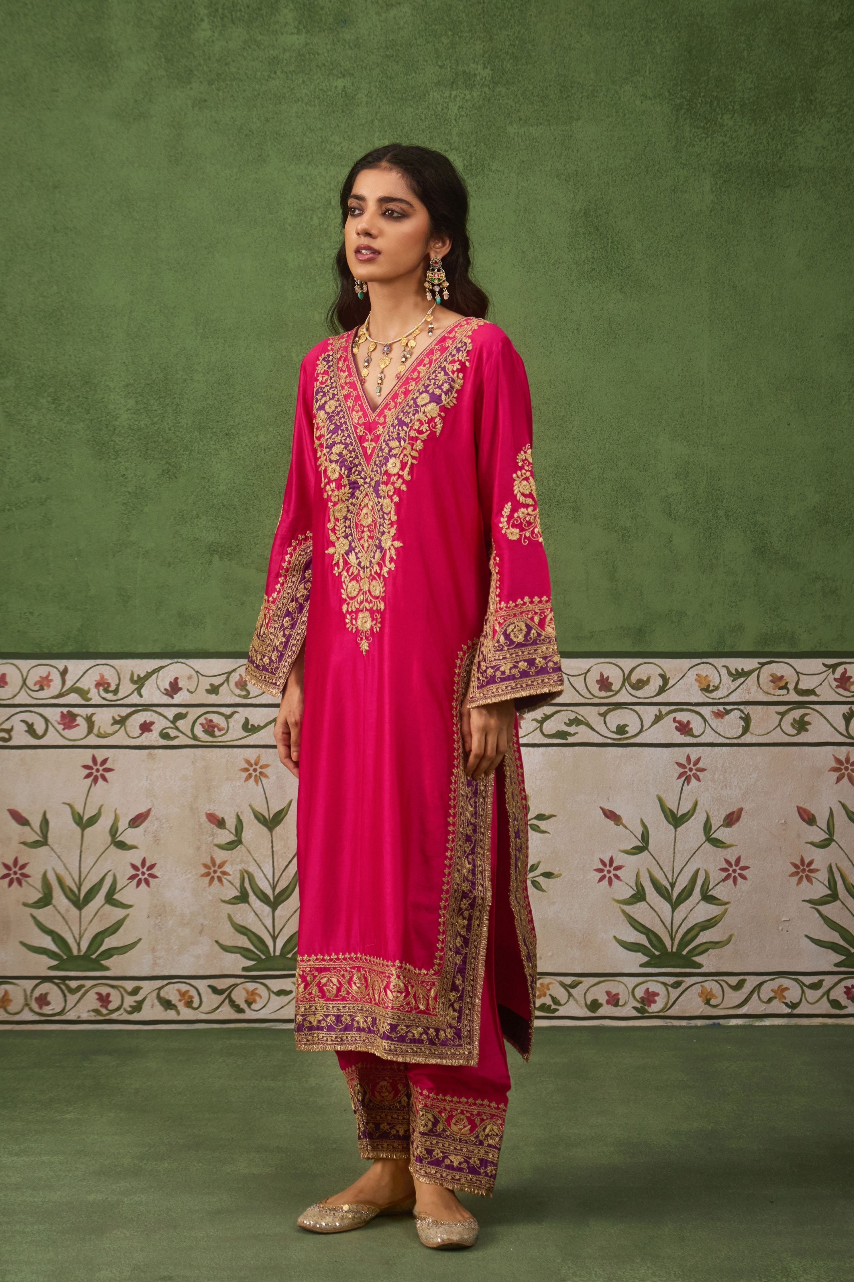 Inayat 2.0 Fushia Purple Kurta Set