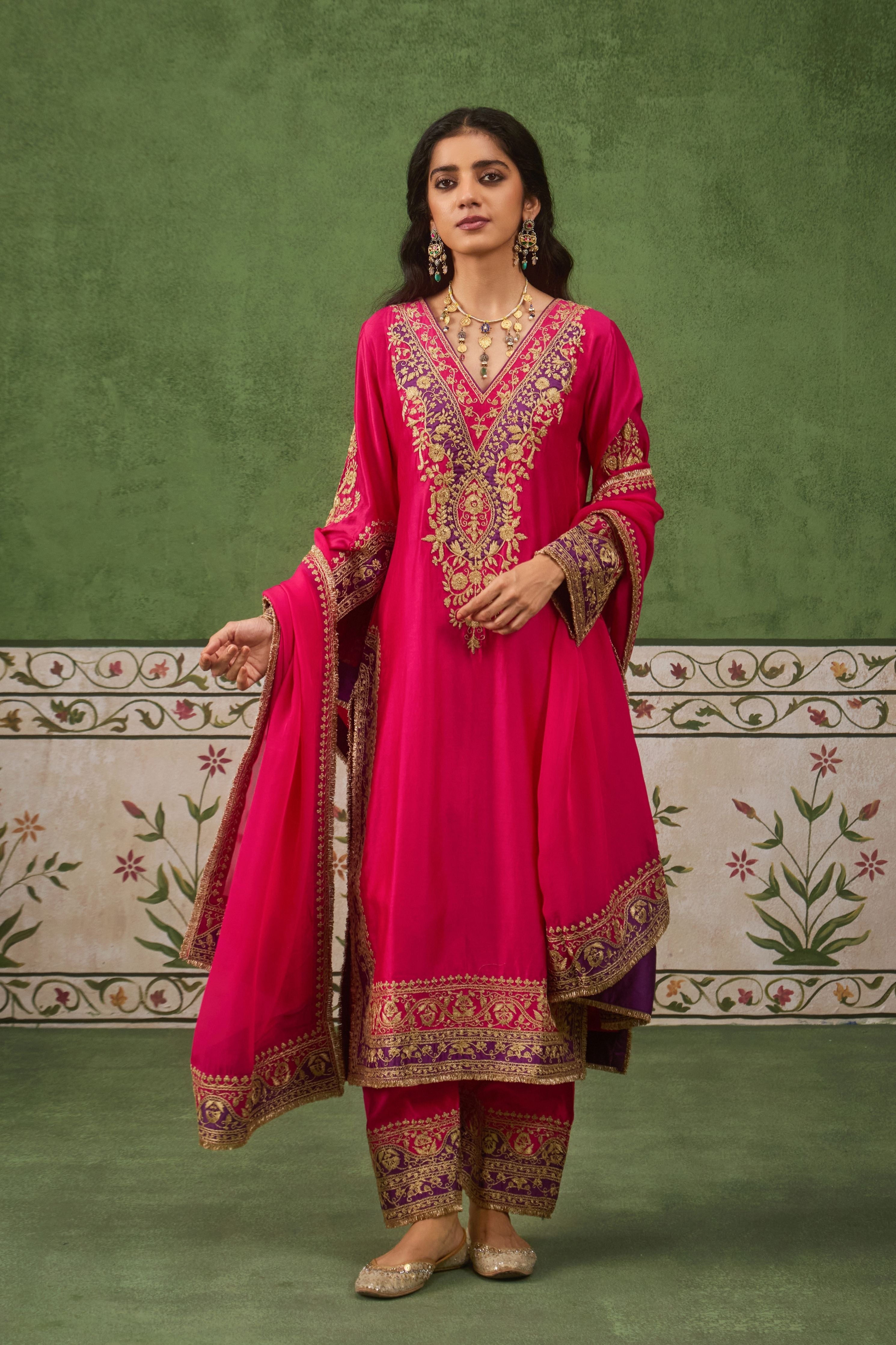 Inayat 2.0 Fushia Purple Kurta Set