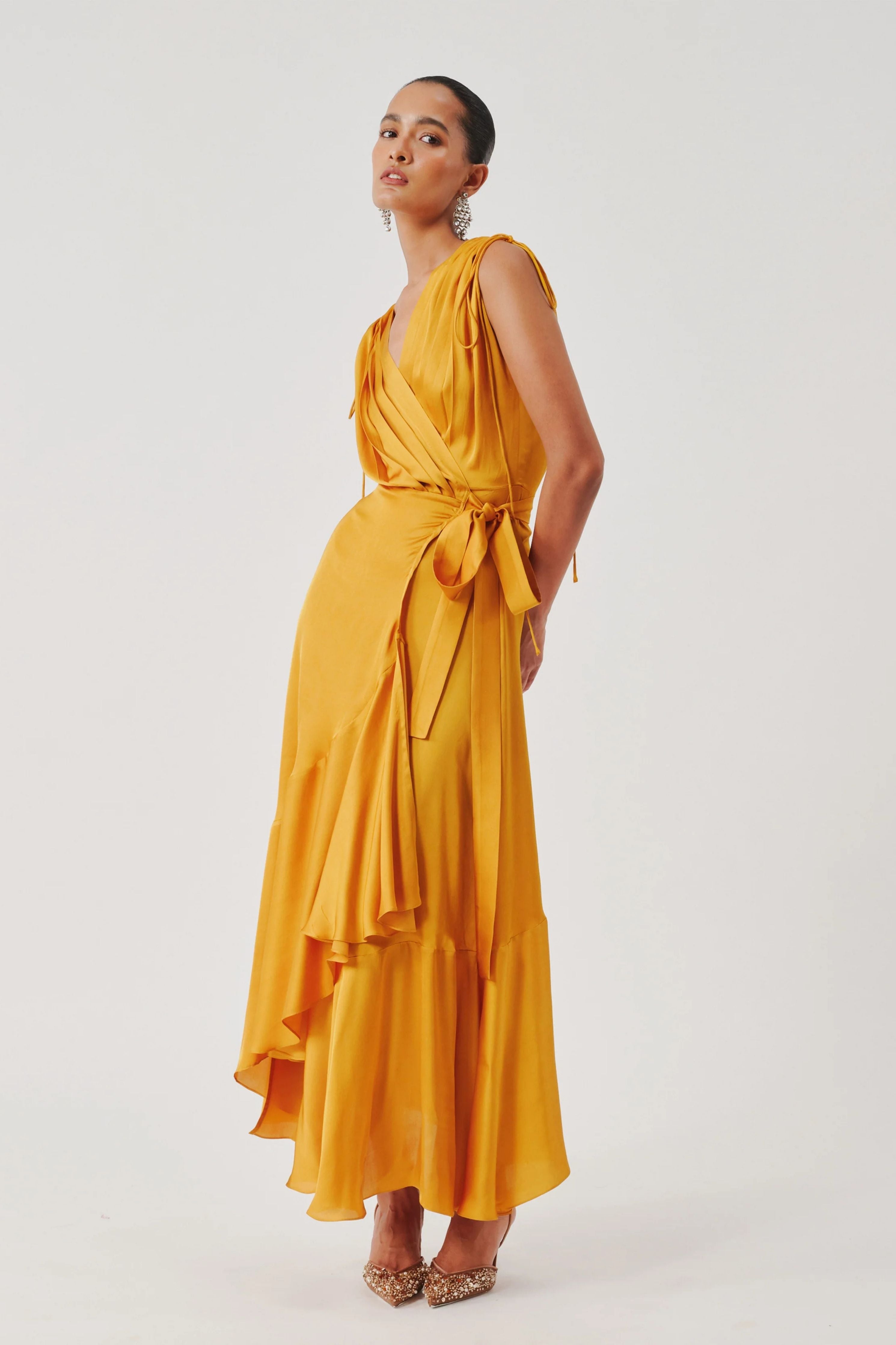 Rumba Dress in Mustard