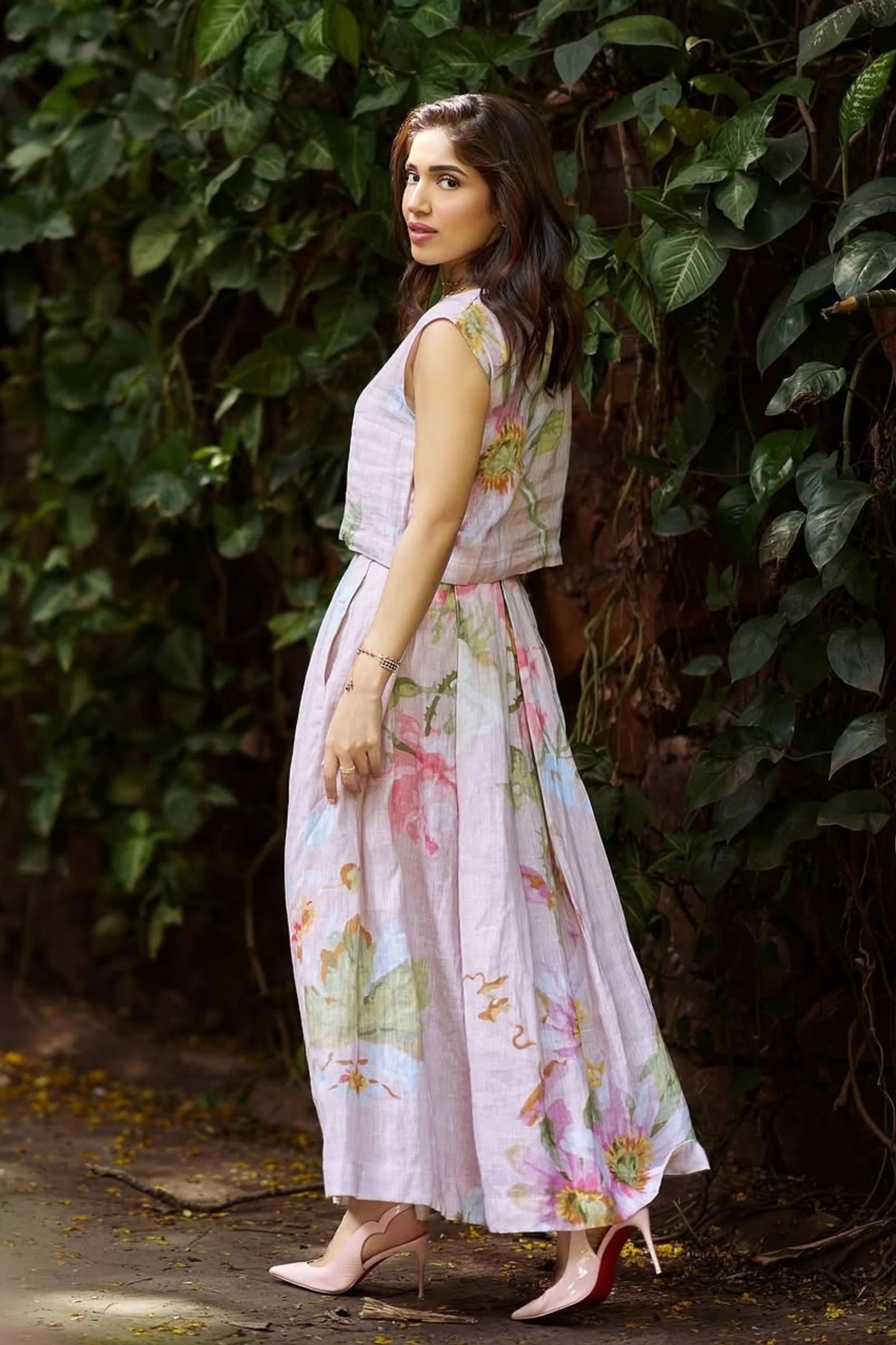 Bhumi Pednekar In Hazel skirt set