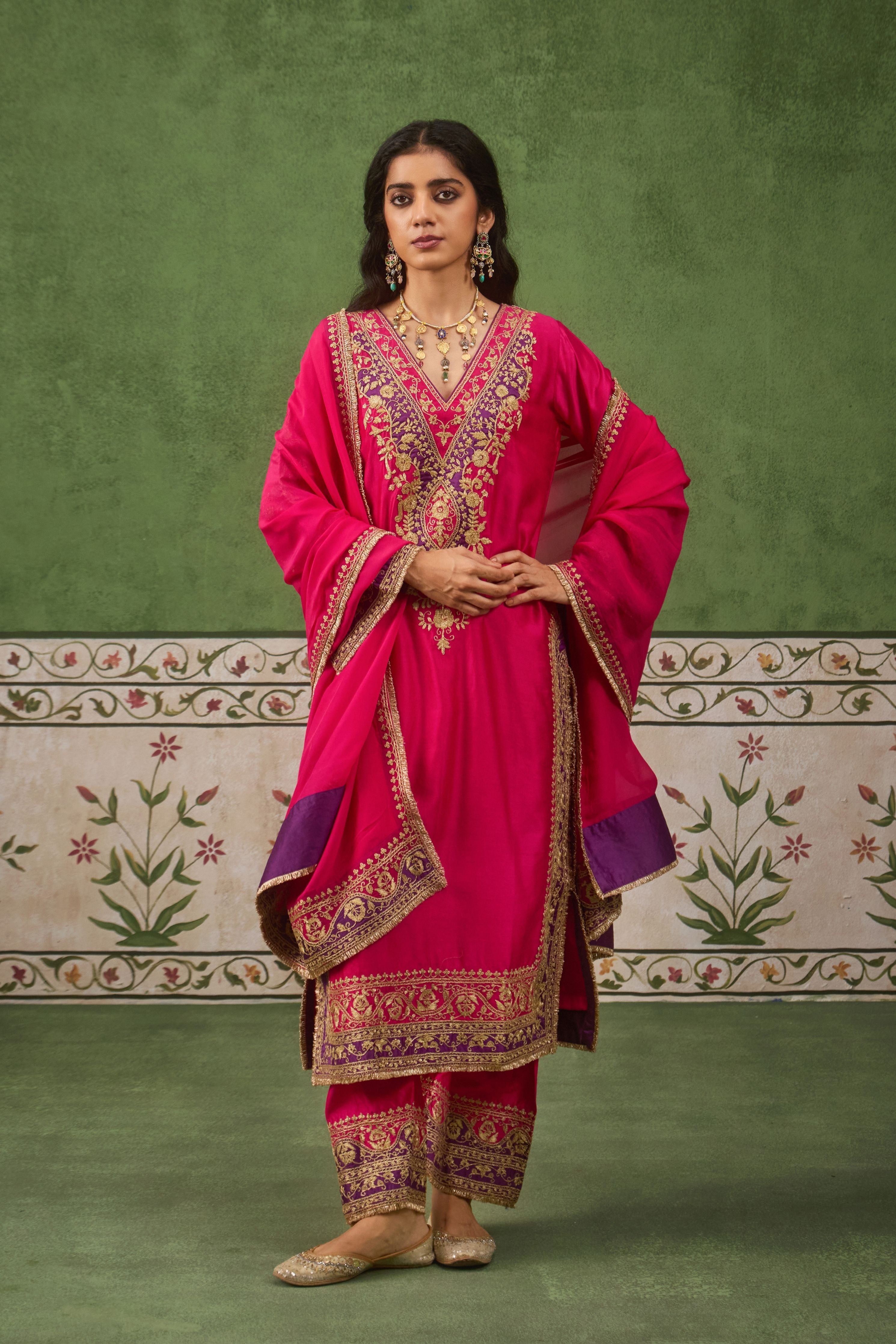 Inayat 2.0 Fushia Purple Kurta Set