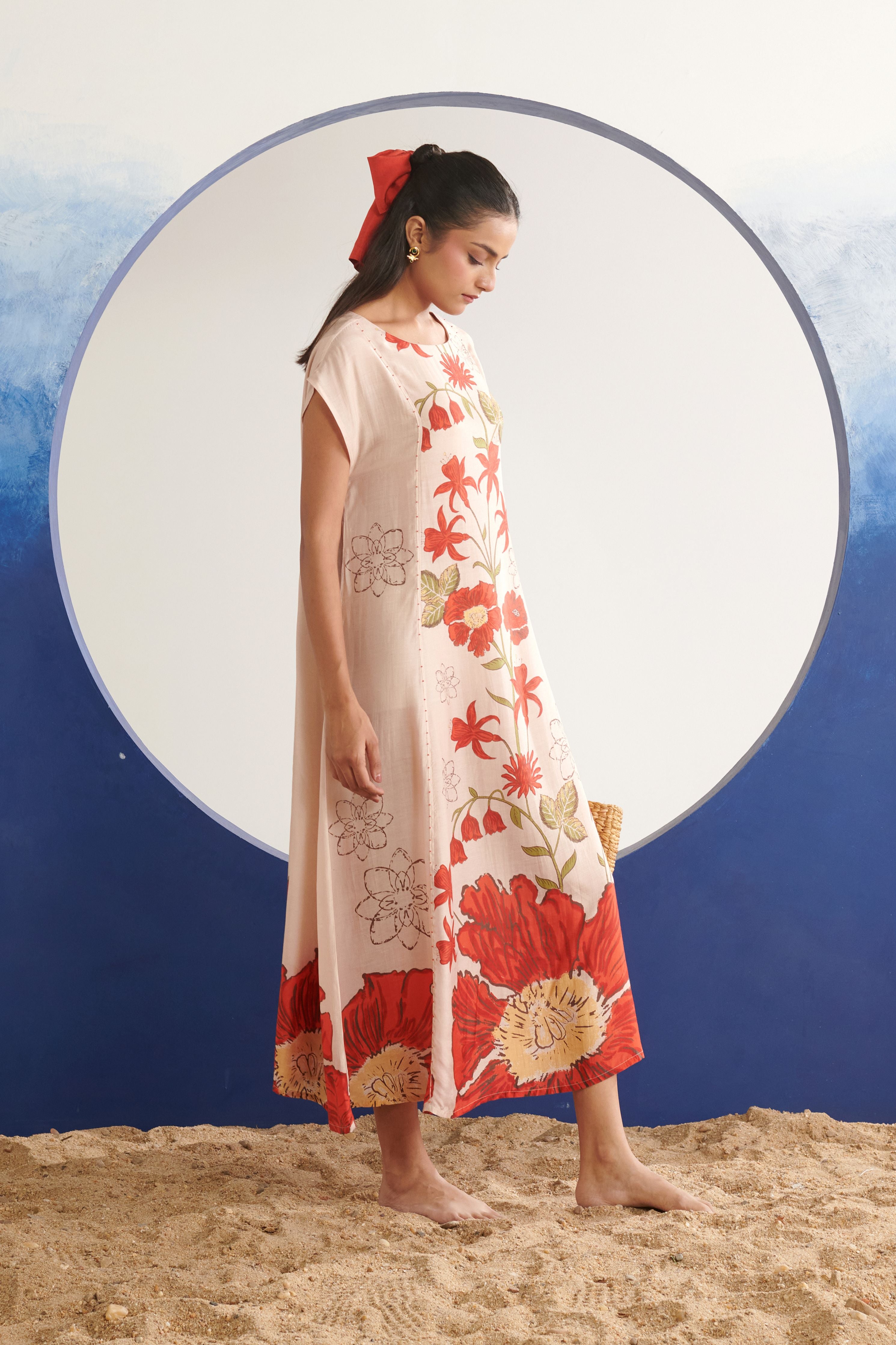 Iris Blush Straight Dress