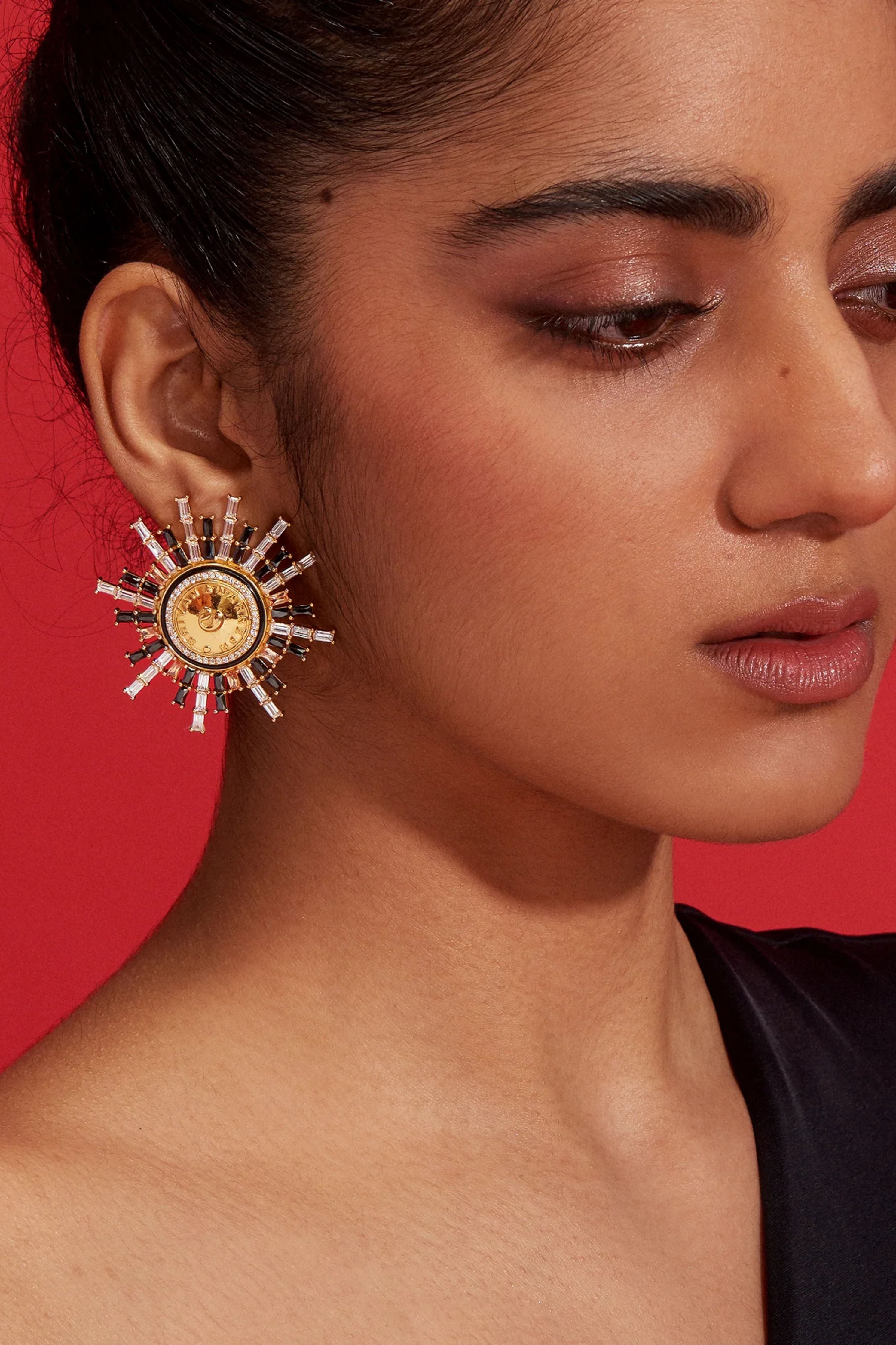 Kusha Kapila In Numisma Star Burst Earrings