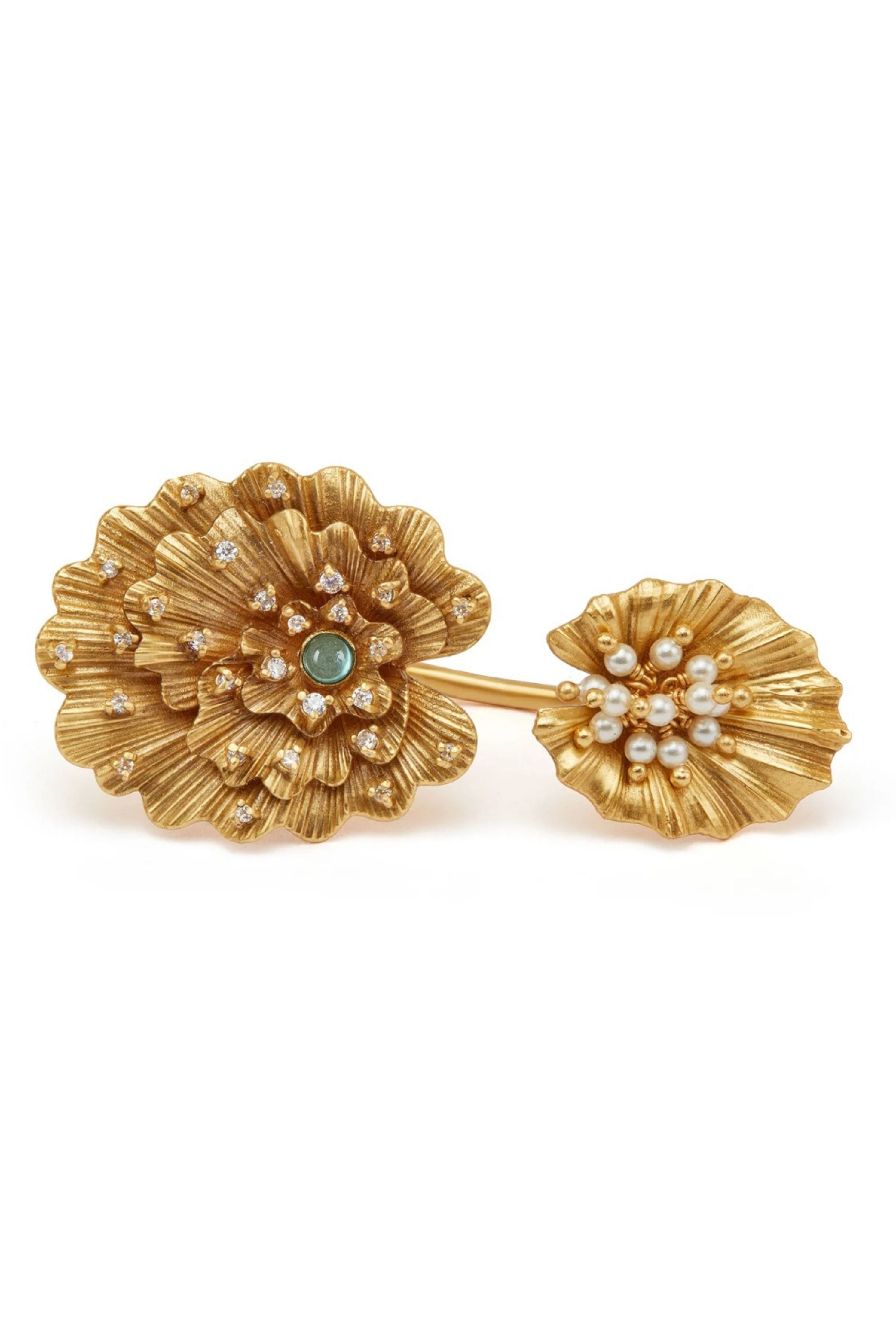 Odeta Double-Motif Ring